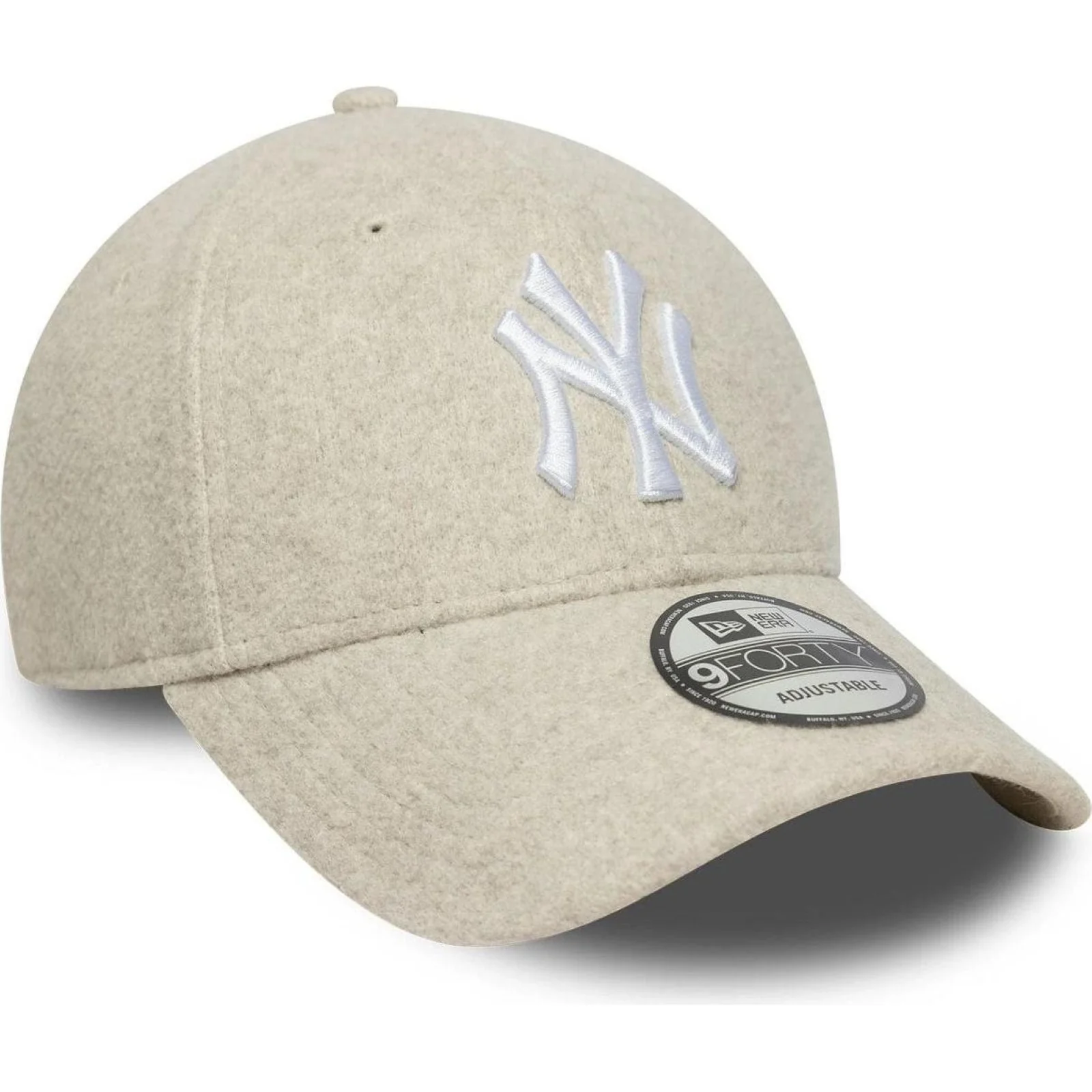 New Era Mens 9FORTY New York Yankees Baseball Cap - Canvas Stone - One Size - Image 3