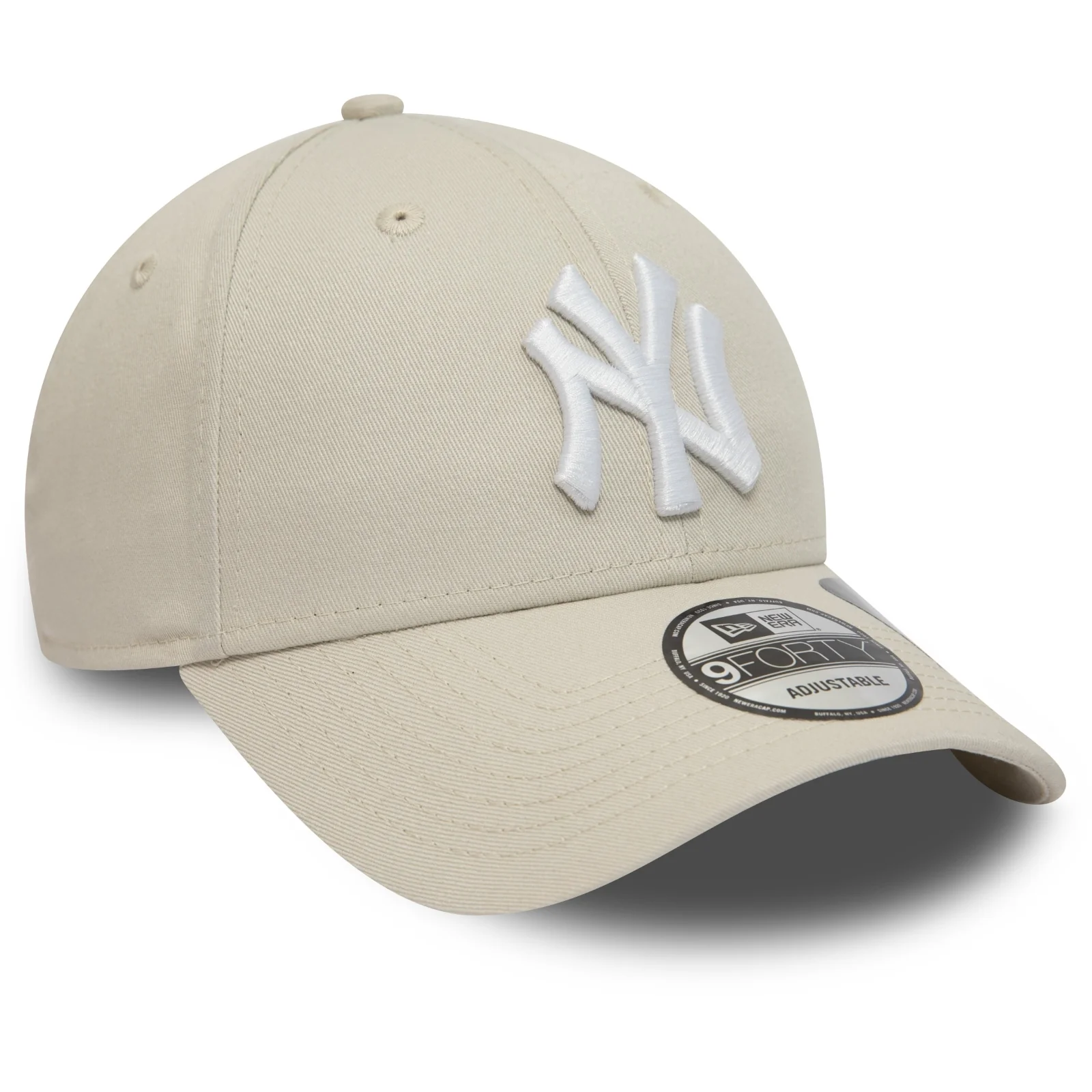 New Era Mens 9FORTY New York Yankees Baseball Cap - Light Beige - Image 3