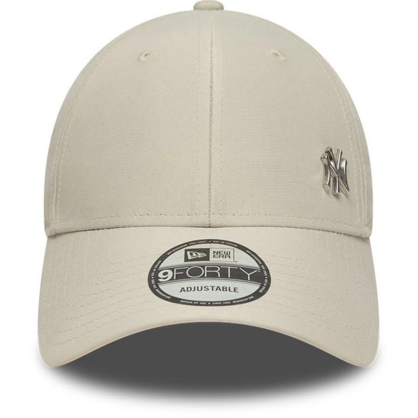 New Era Mens 9FORTY New York Yankees Baseball Cap - Light Beige - Image 2