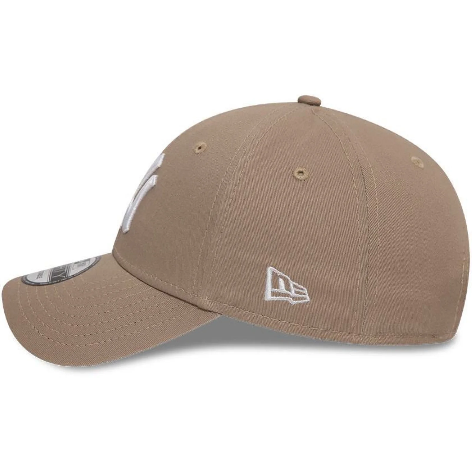 New Era Mens 9FORTY New York Yankees Baseball Cap - Pastel Brown - Image 6