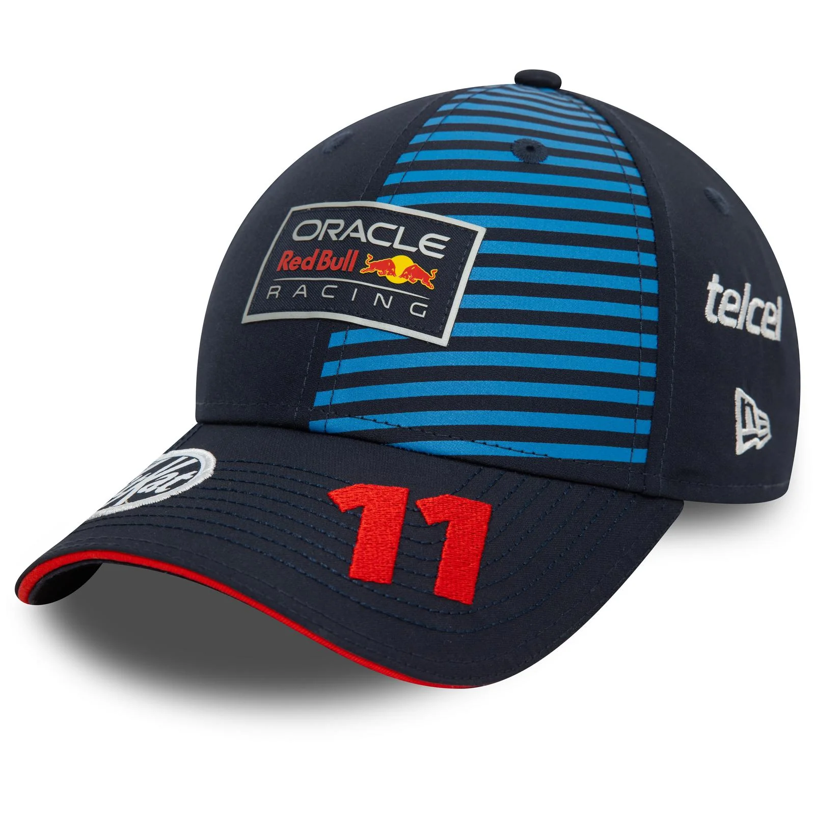 New Era Mens 9FORTY Red Bull Racing Sergio Perez Baseball Cap - Blue - Image 5