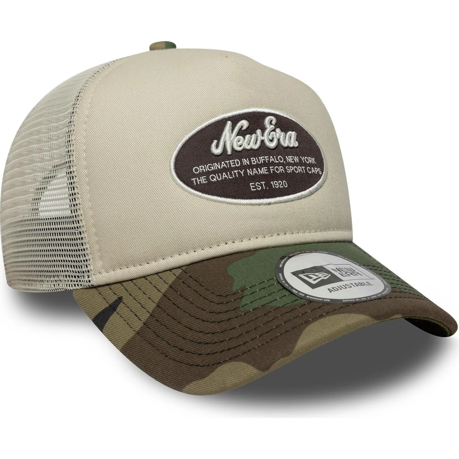 New Era Mens 9FORTY Trucker Cap - Light Cream - One Size - Image 2