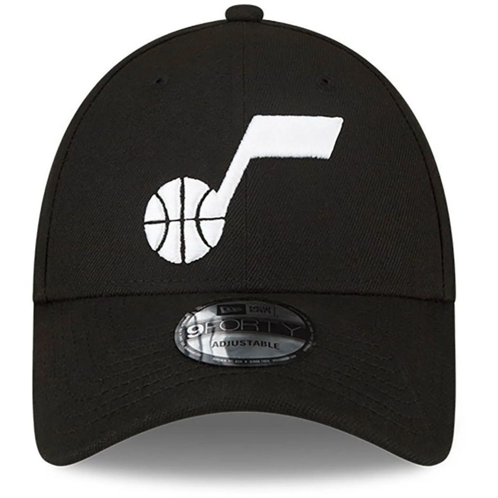New Era Mens 9FORTY Utah Jazz Baseball Cap - Black - Image 2