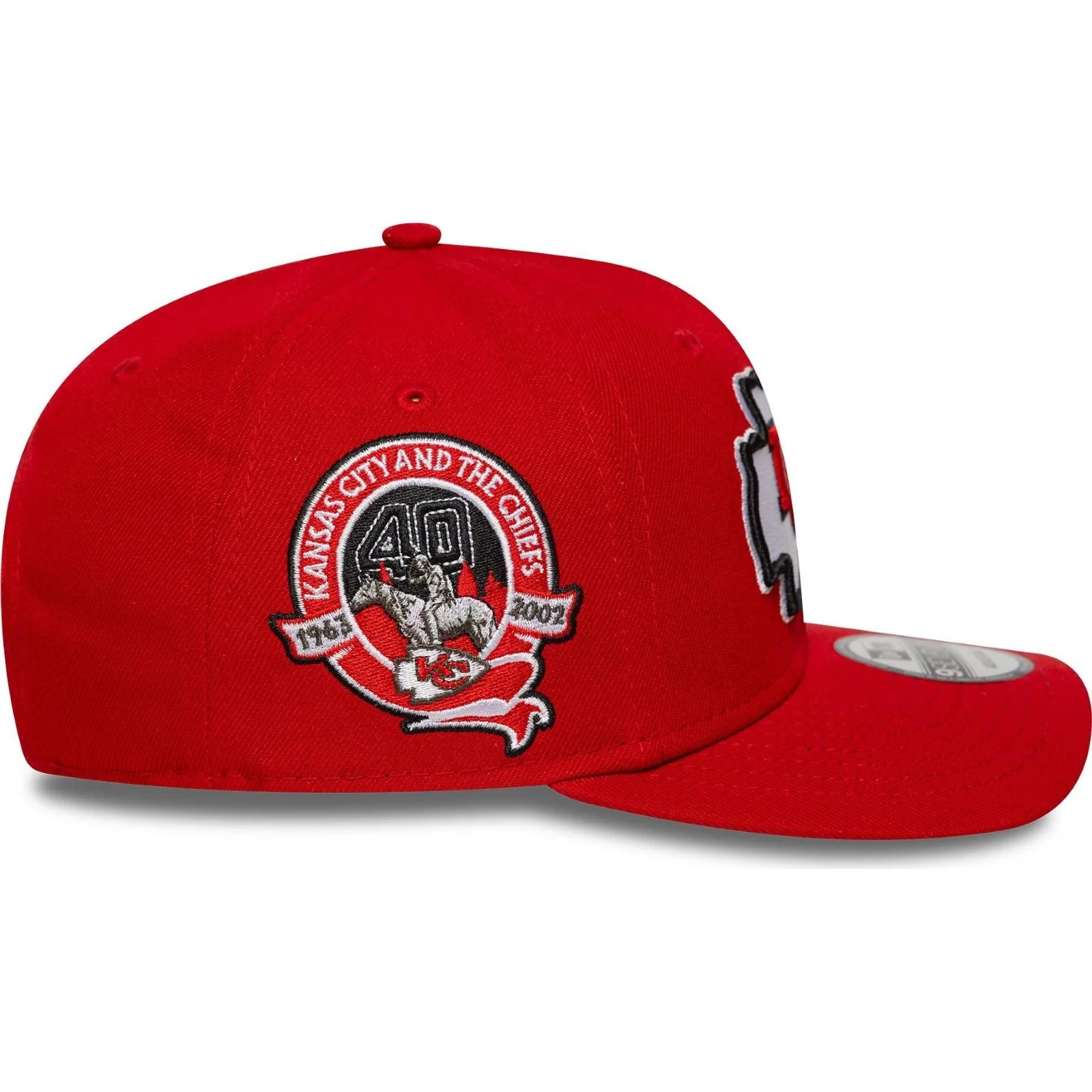 New Era Mens 9SEVENTY Kansas City Chiefs Baseball Cap - Red - One Size - Image 5