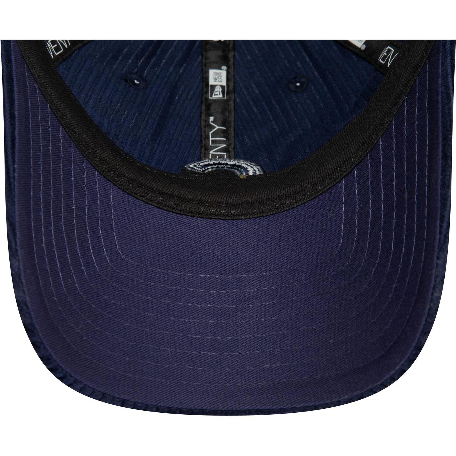 New Era Mens 9TWENTY Chicago Cubs Cord Strapback Cap - Navy - Image 4