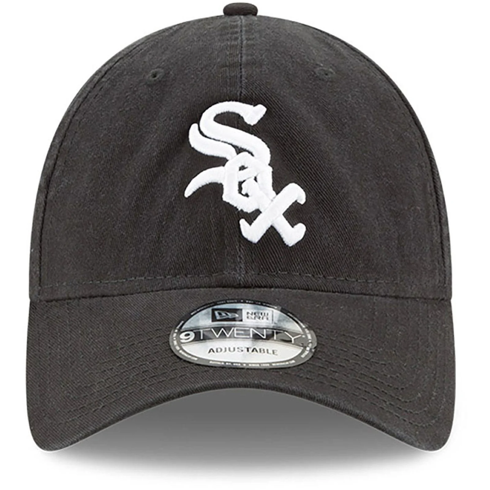 New Era Mens 9TWENTY Chicago White Sox Baseball Cap - Black - Image 2