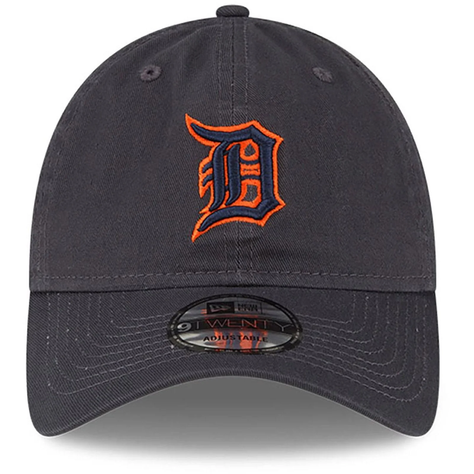 New Era Mens 9TWENTY Detroit Tigers Baseball Cap - Dark Grey - Image 2