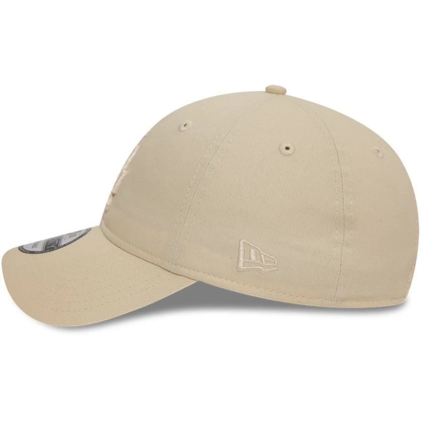 New Era Mens 9TWENTY Los Angeles Dodgers Baseball Cap - Light Beige - Image 6