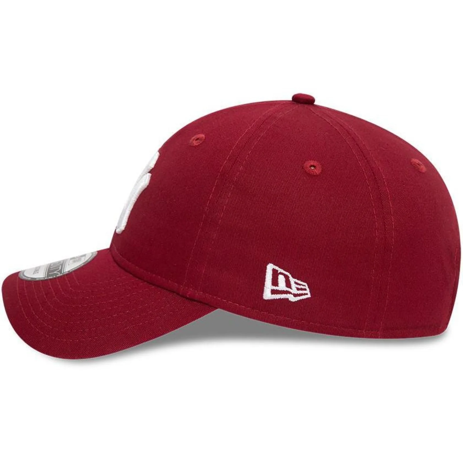 New Era Mens 9TWENTY New York Yankees Baseball Cap - Dark Red - Image 6
