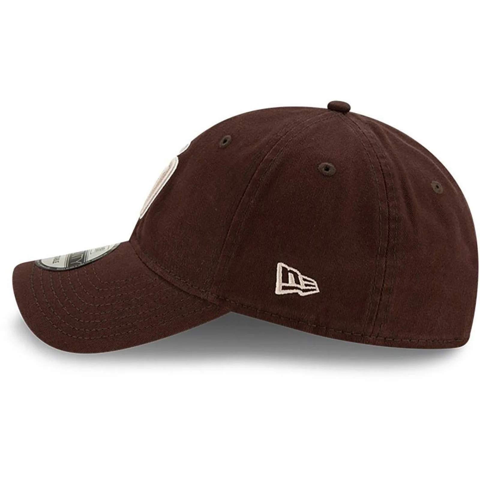 New Era Mens 9TWENTY San Diego Padres Baseball Cap - Dark Brown - Image 5