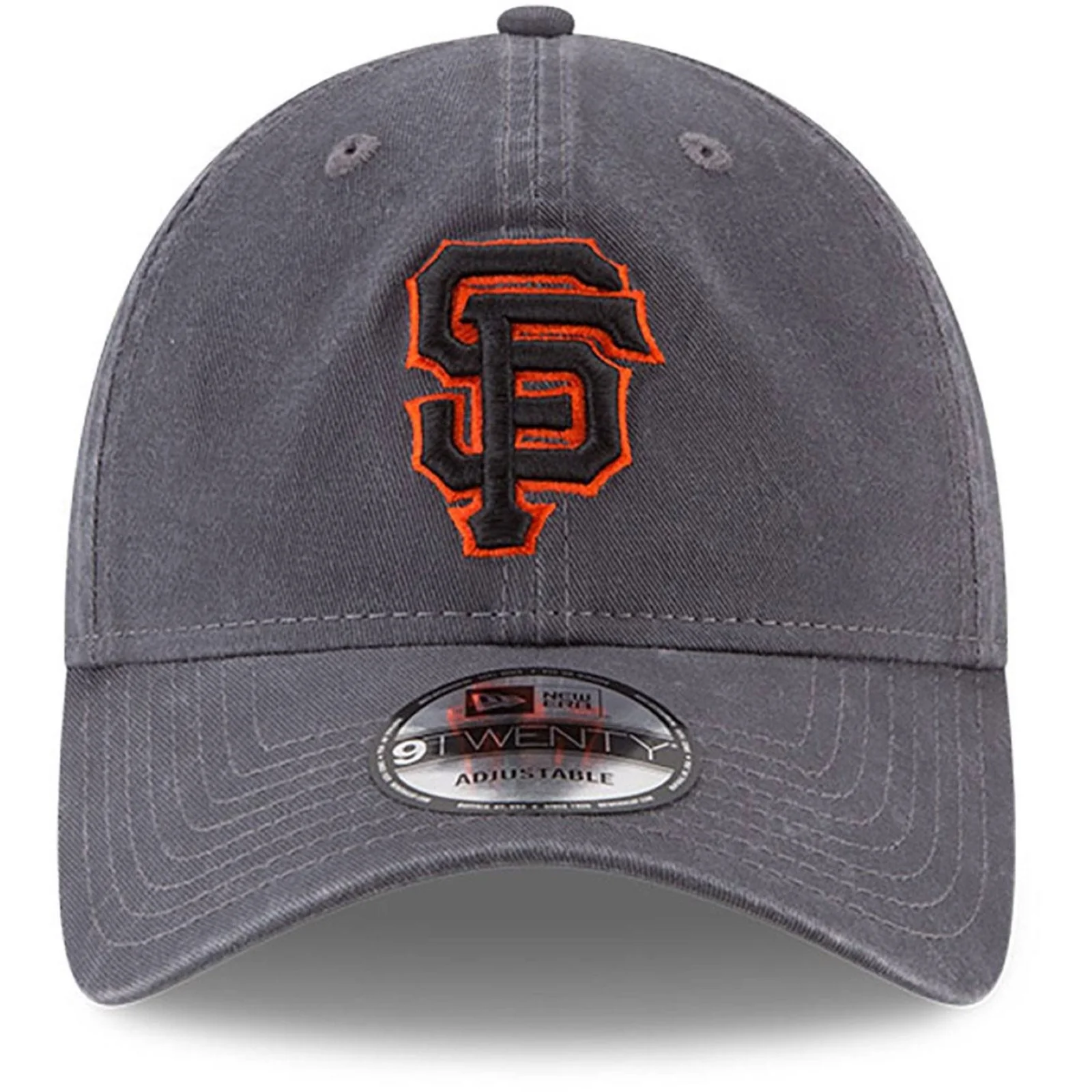 New Era Mens 9TWENTY San Francisco Giants Baseball Cap - Dark Grey - Image 2