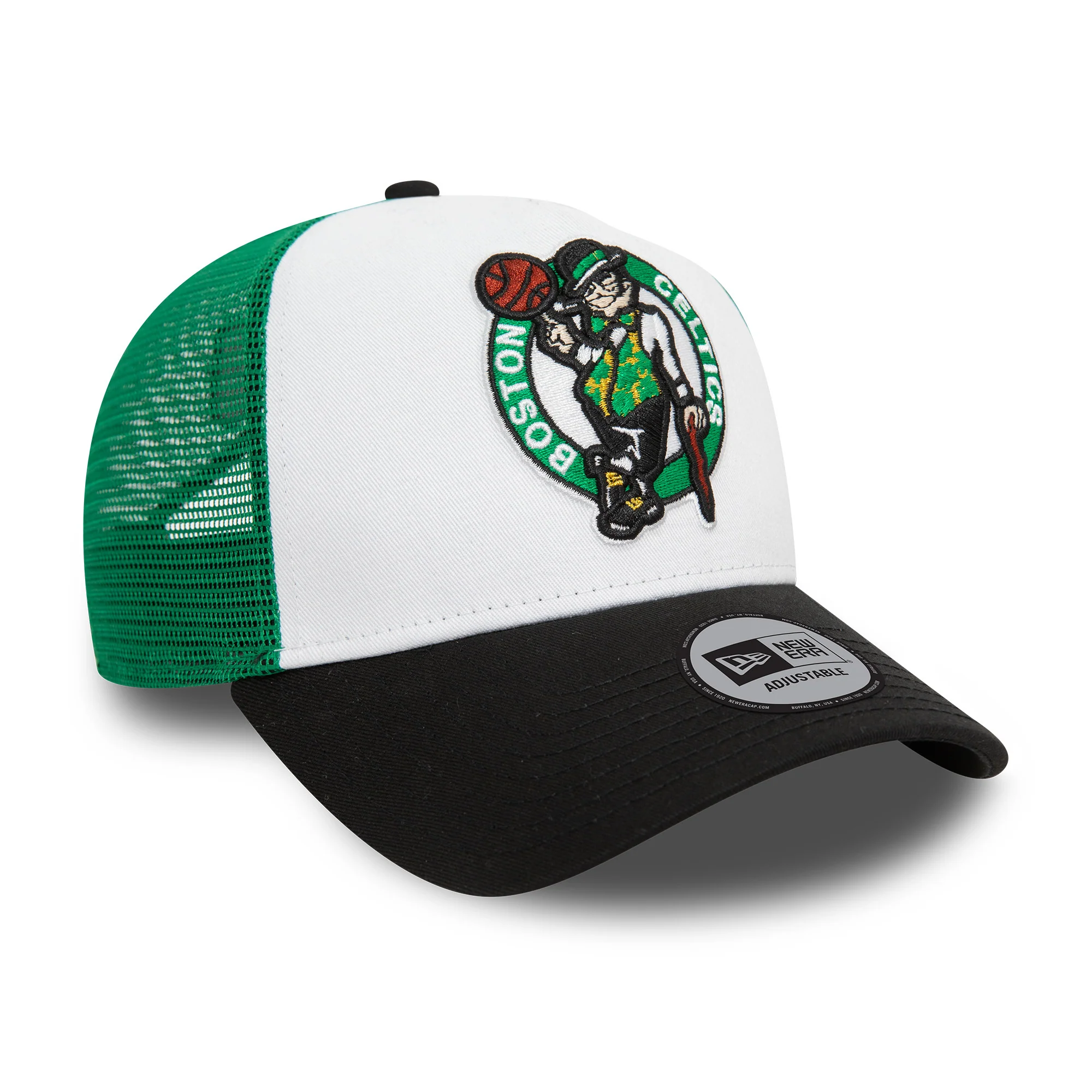New Era Mens Boston Celtics 9FORTY Baseball Cap - Black - Image 5