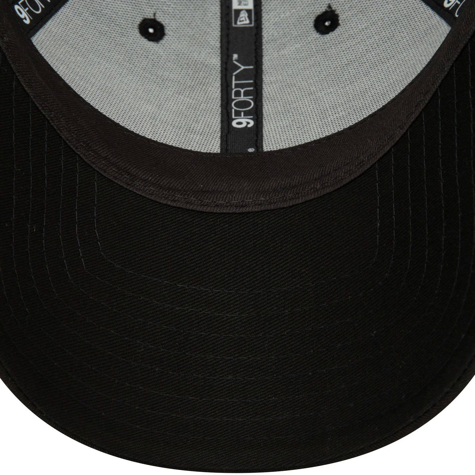 New Era Mens Brooklyn Nets NBA Infill 9FORTY Baseball Cap - Black - Image 5