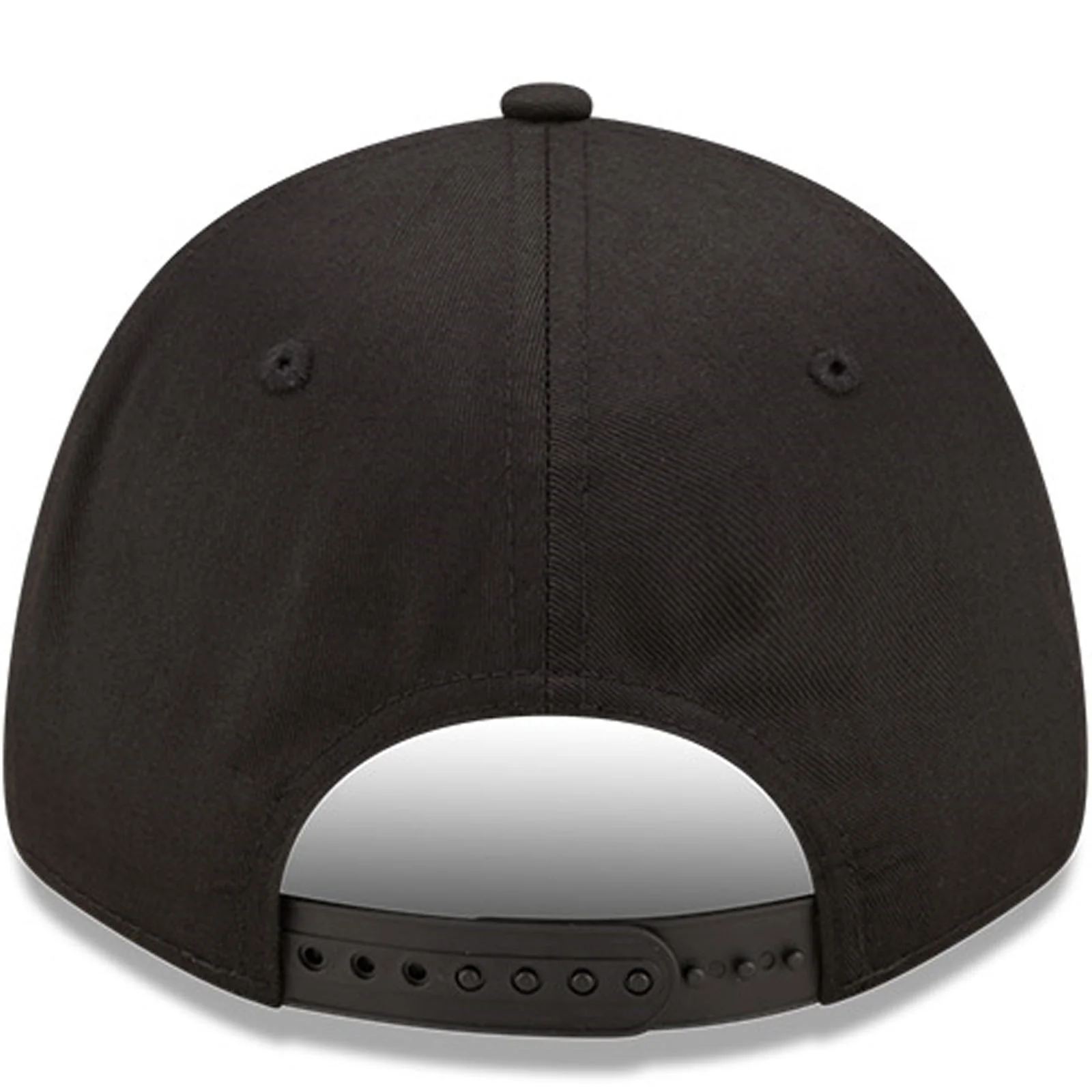 New Era Mens Chicago Bulls 9FORTY NBA Foil Logo Baseball Cap - Black - Image 2