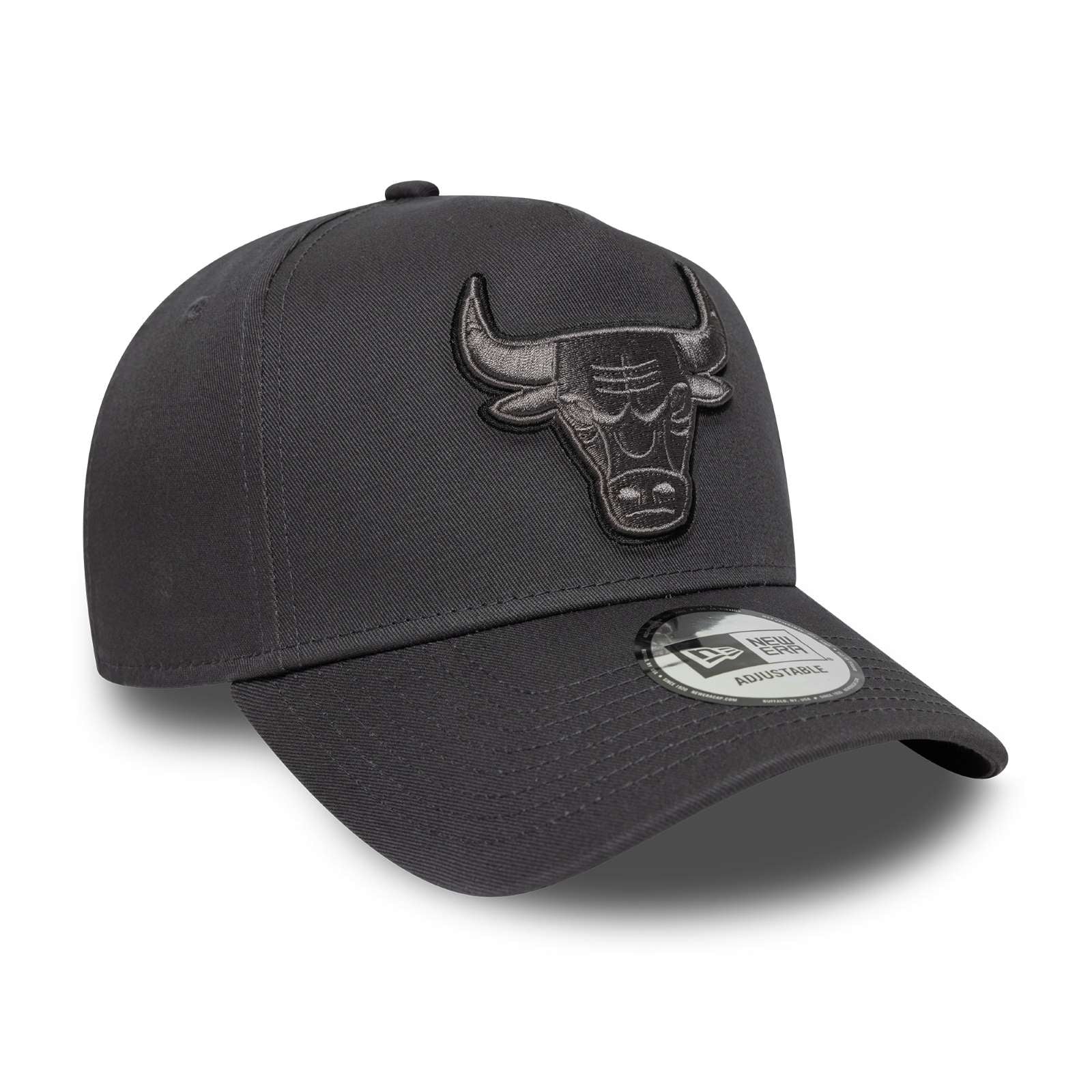 New Era Mens Chicago Bulls 9FORTY Tonal Outline Eframe Baseball Cap - Dark Grey - OSFM - Image 3
