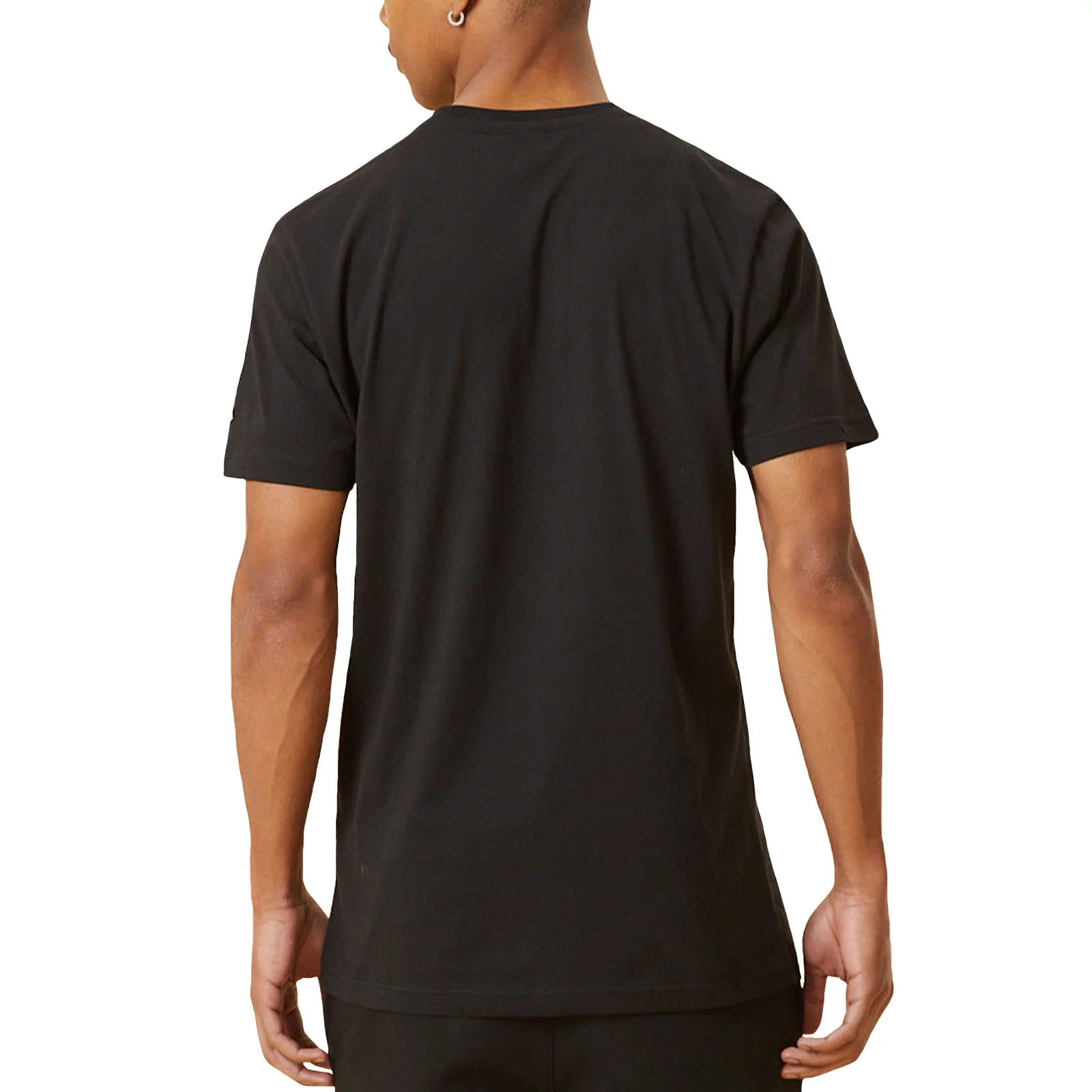 New Era Mens Chicago Bulls NBA Tear T-Shirt - Black - Image 2