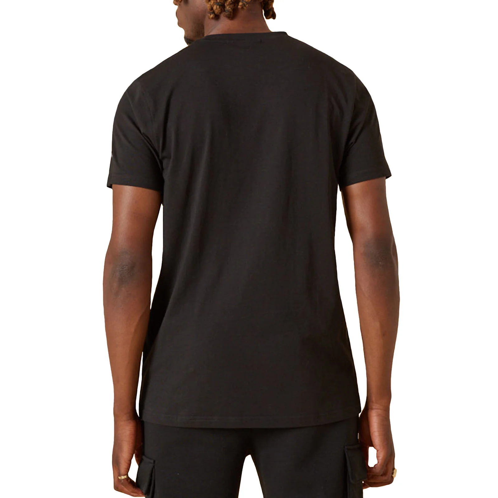 New Era Mens Chicago Bulls NBA Wordmark T-Shirt - Black - Image 2