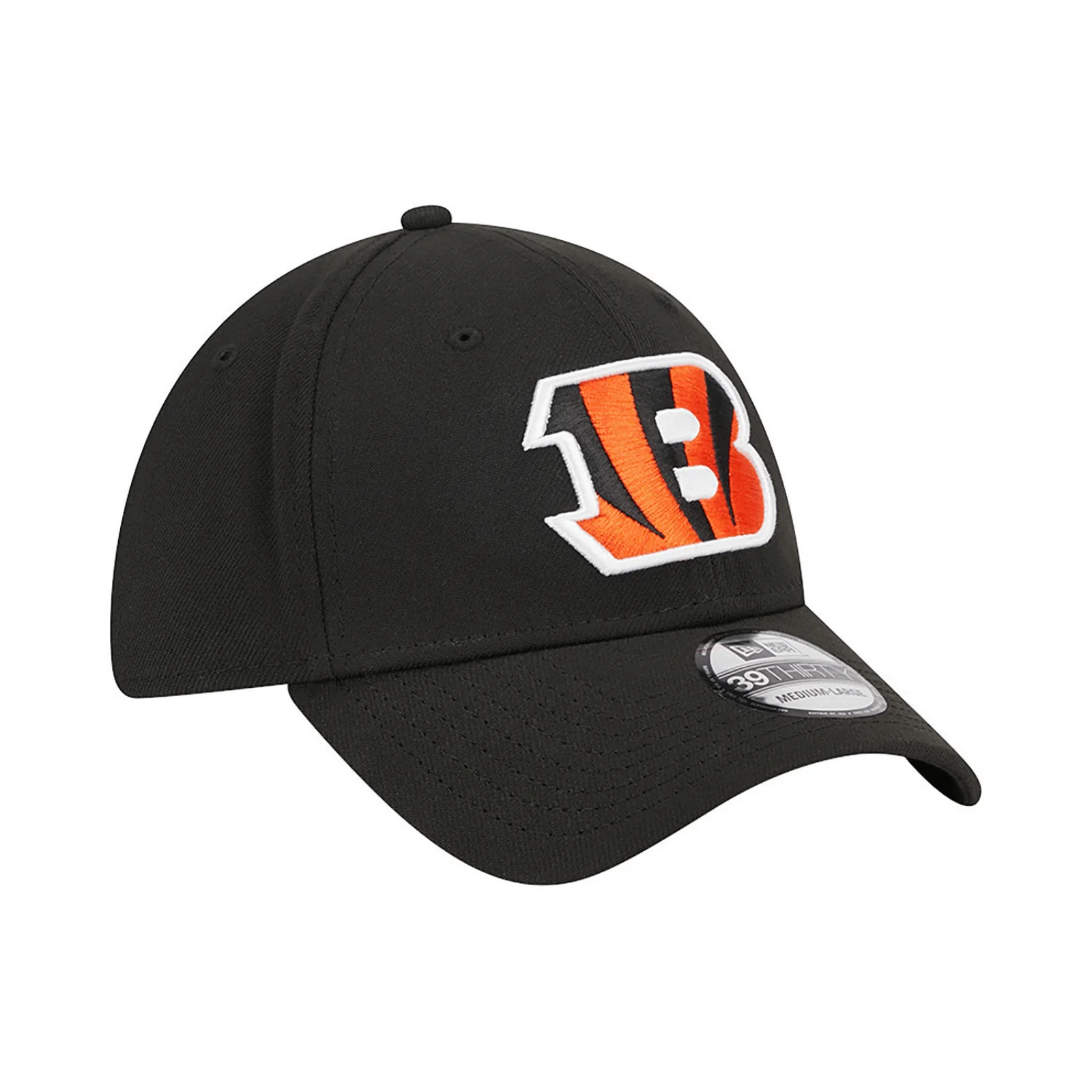 New Era Mens Cincinnati Bengals Team Logo 39THIRTY Cap - Black - M/L - Image 4