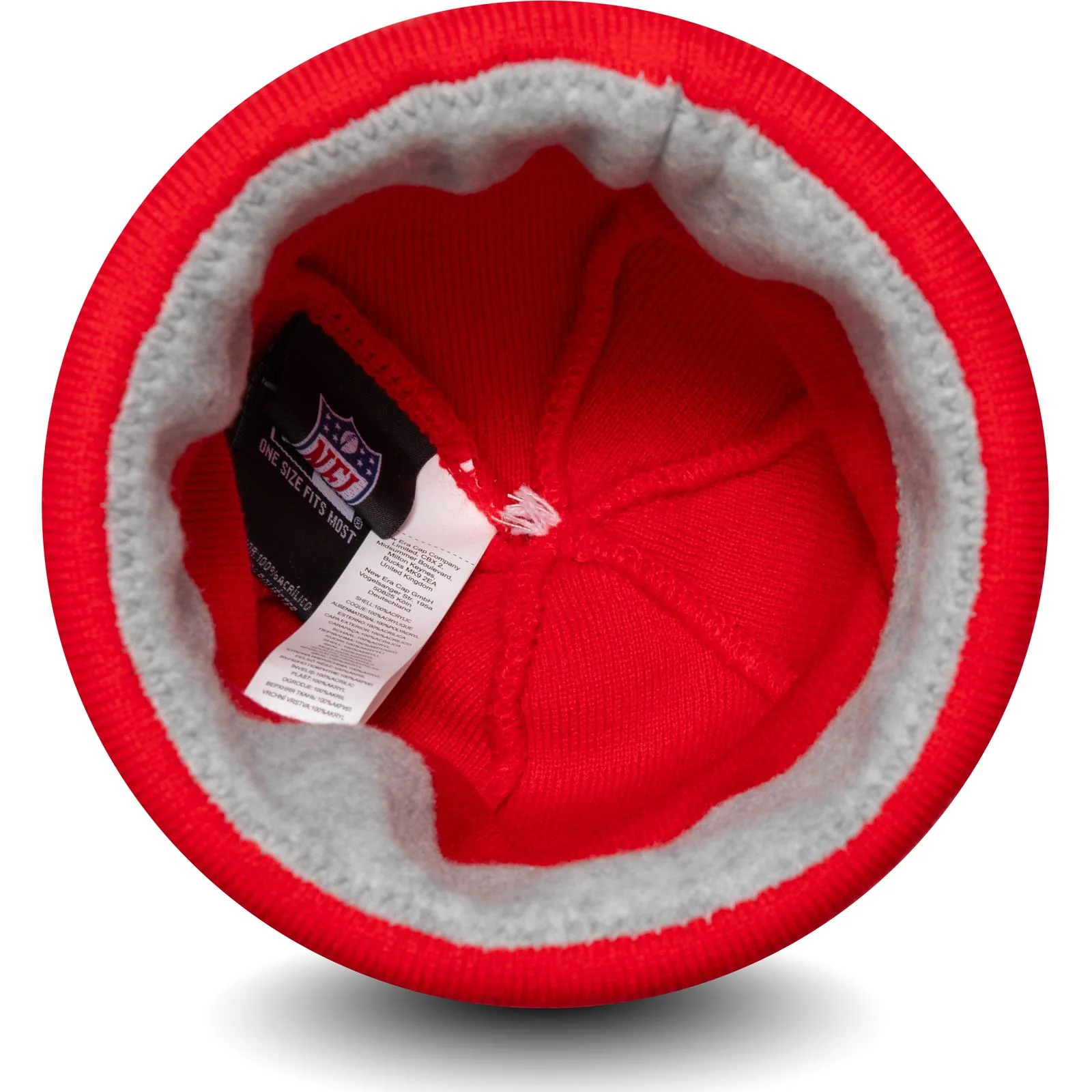 New Era Mens Knits Kansas City Chiefs Bobble Hat - Red - Image 3
