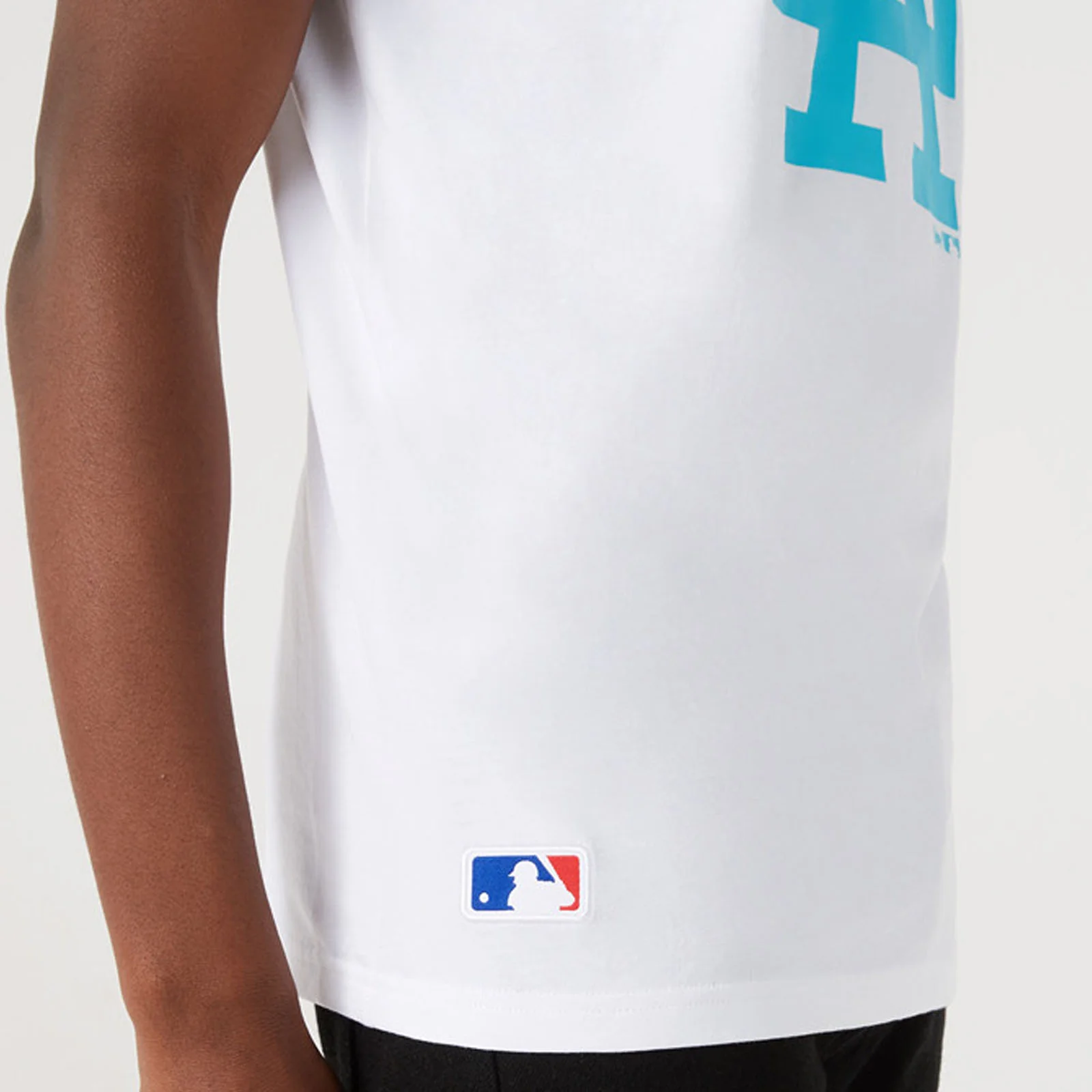 New Era Mens LA Dodgers MLB T-Shirt - White - Image 4