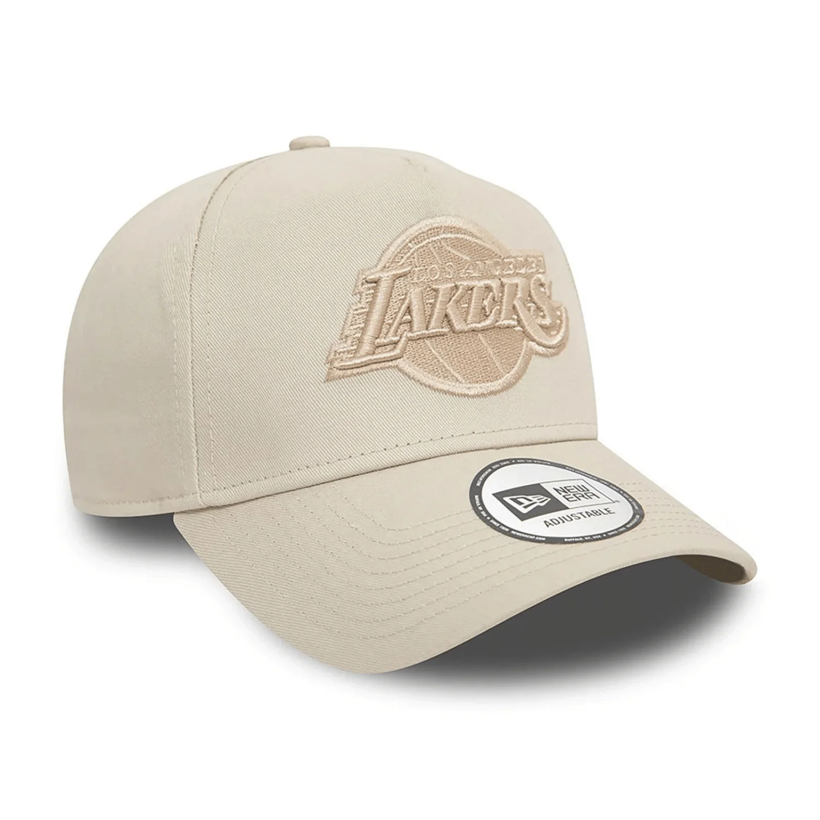 New Era Mens LA Lakers 9FORTY E-Frame Baseball Cap - Brown - Image 2
