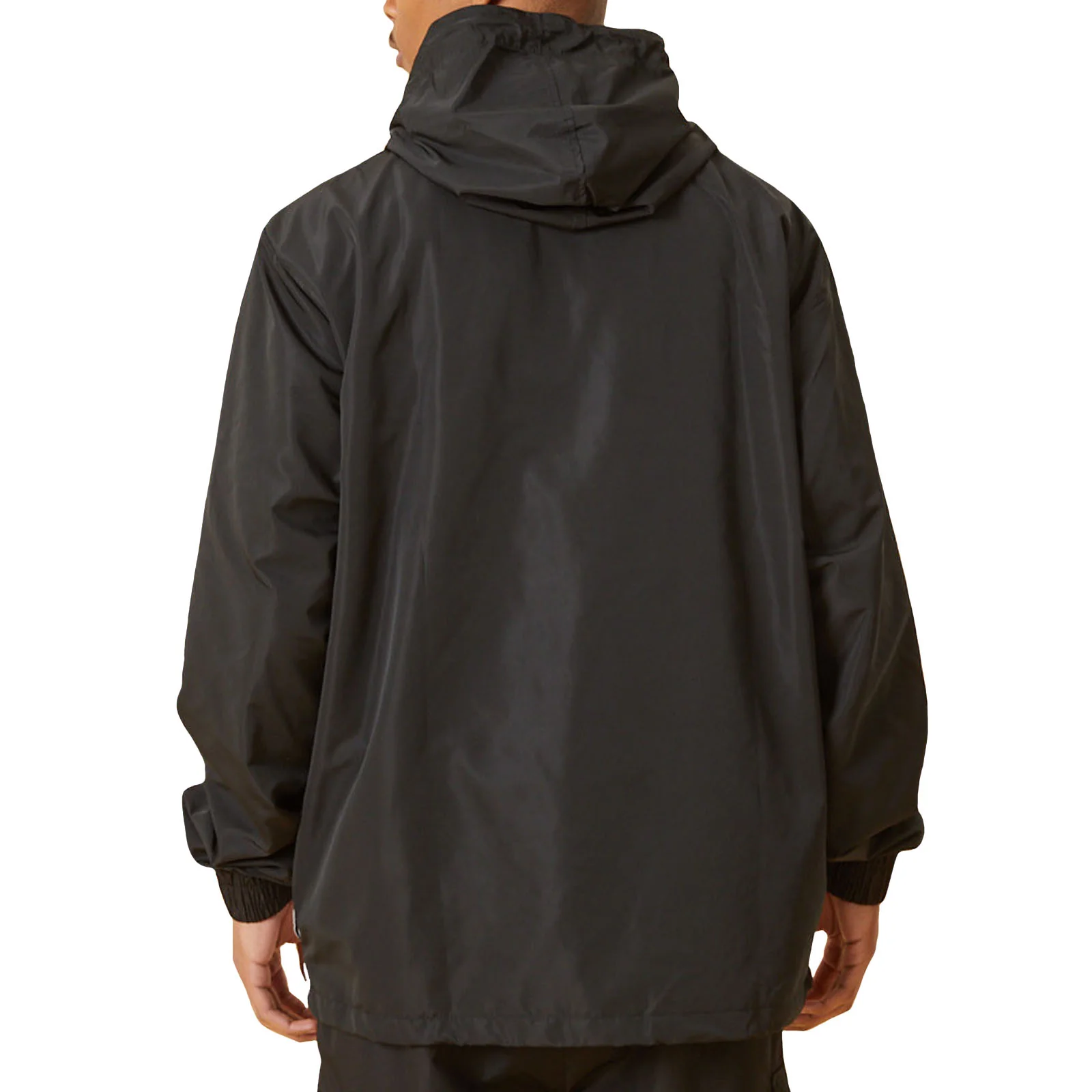 New Era Mens Las Vegas Raiders NFL 1/2 Zip Windbreaker Jacket - Black/Grey - Image 2