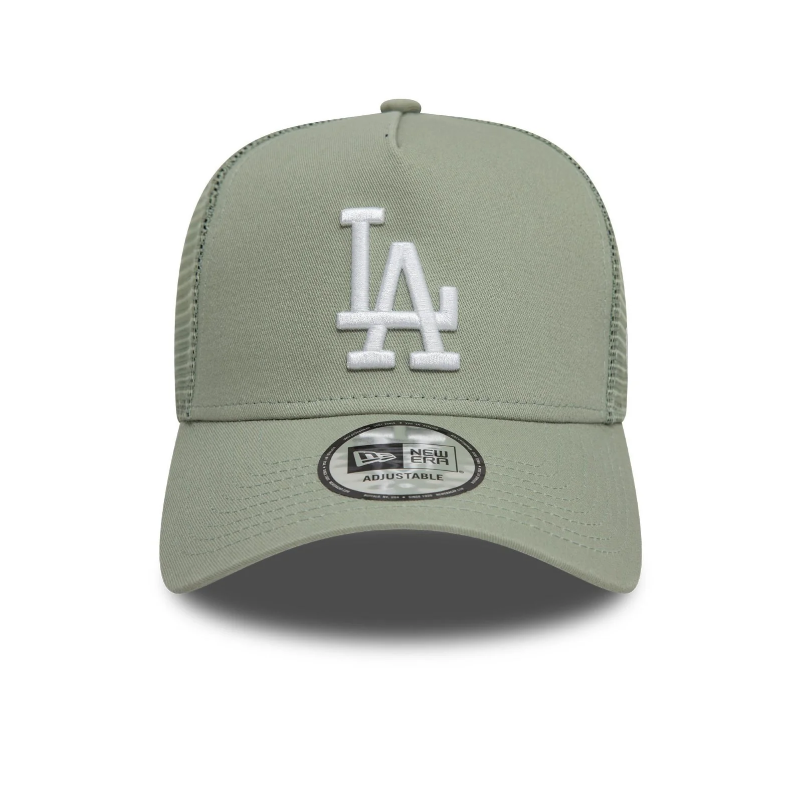 New Era Mens Los Angeles Dodgers 9FORTY League Essential Trucker Cap - Green Pastel - OSFM - Image 2