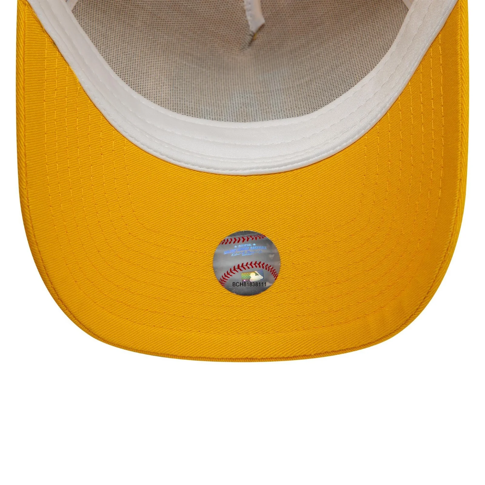 New Era Mens Los Angeles Dodgers 9FORTY League Essential Trucker Cap - Med Yellow - OSFM - Image 5