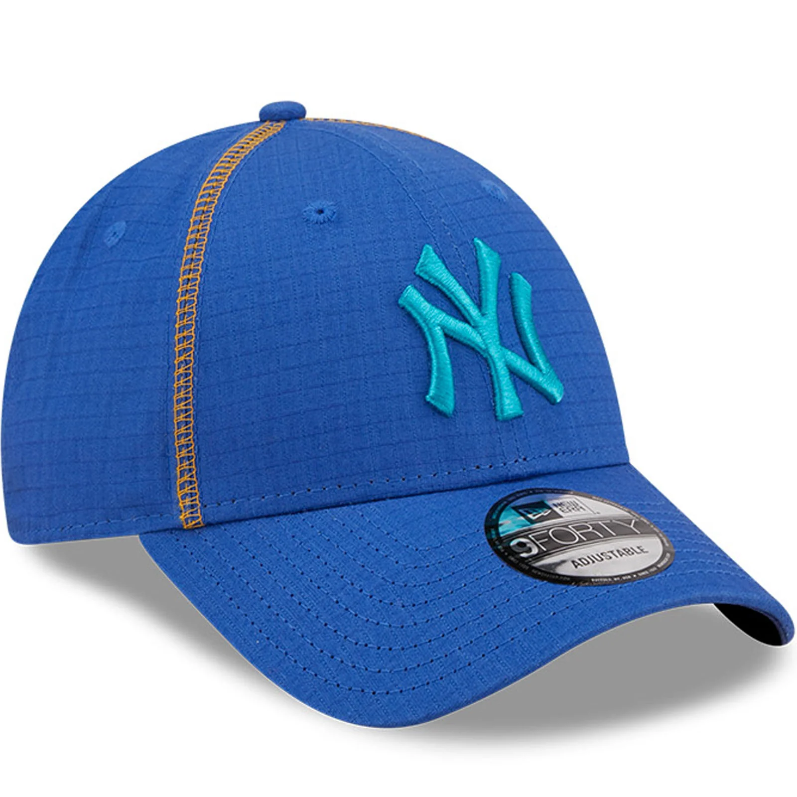 New Era Mens New York Yankees 9FORTY MLB Ripstop Baseball Cap - Blue - Image 3