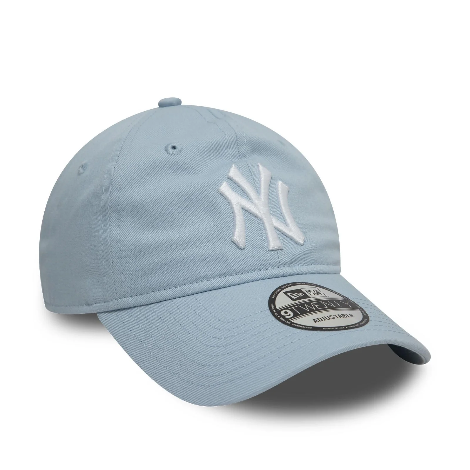 New Era Mens New York Yankees 9TWENTY League Essential Baseball Cap - Pastel Blue - OSFM - Image 3