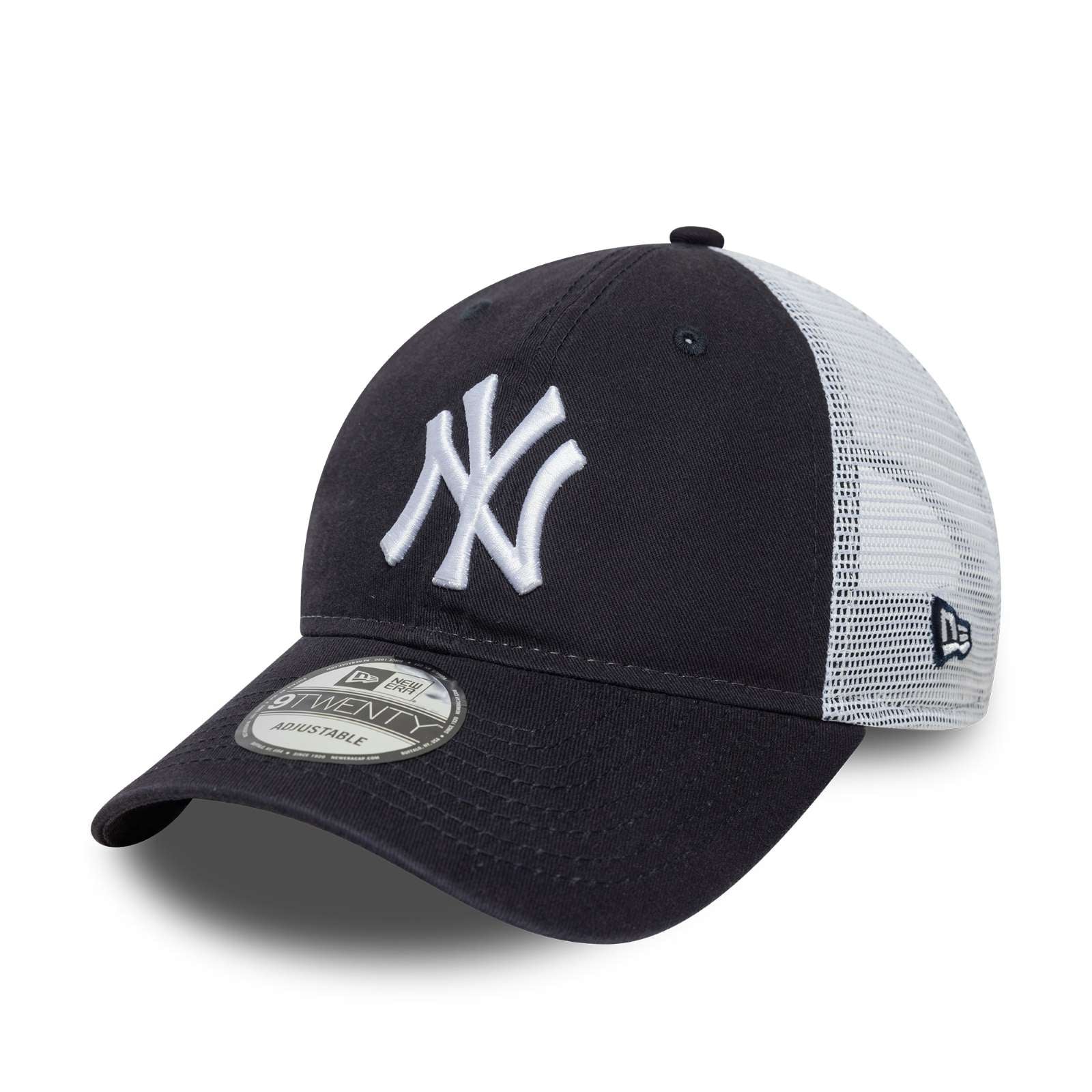 New Era Mens New York Yankees 9TWENTY Washed Baseball Cap - Navy - OSFM