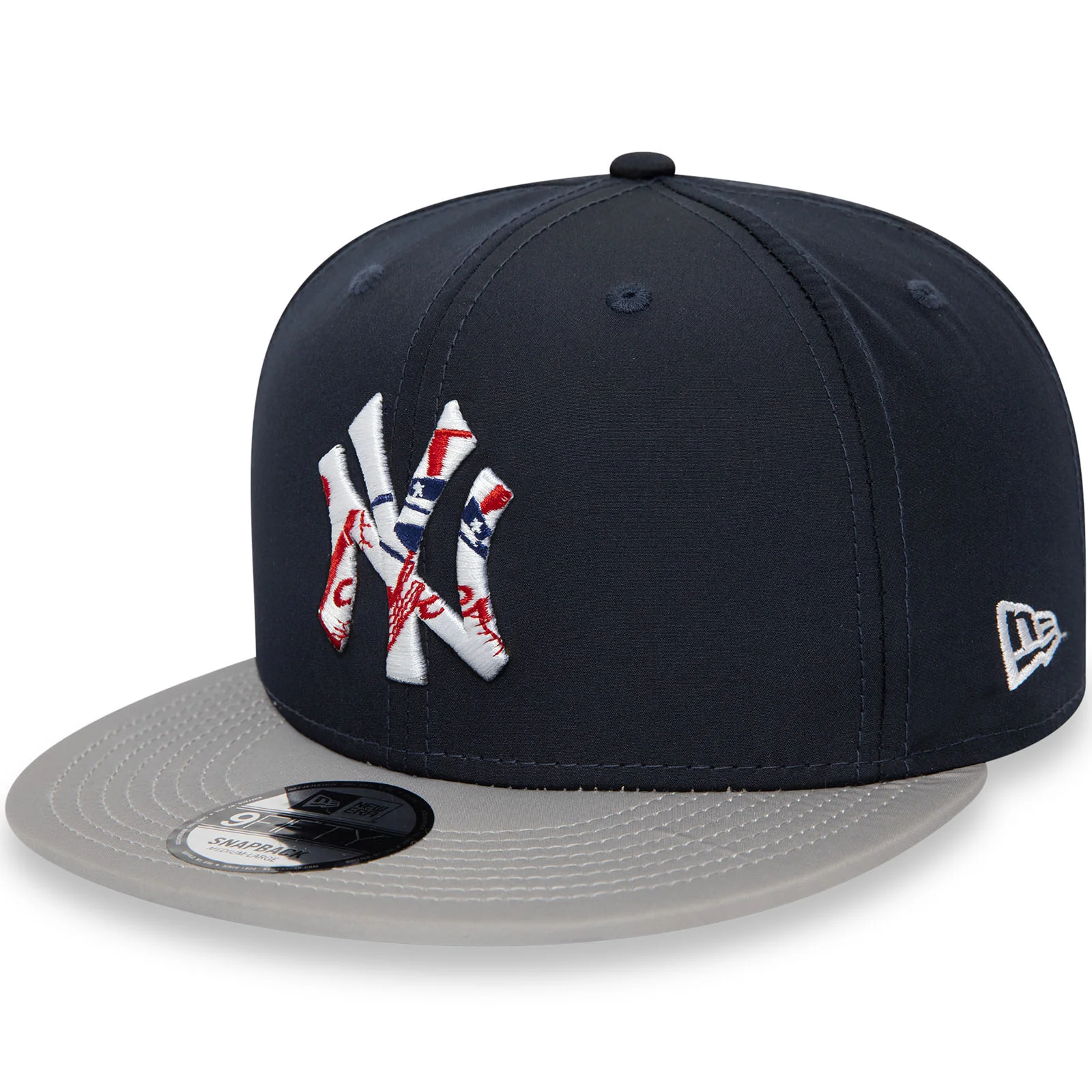 New Era Mens New York Yankees Infill 9FIFTY Snapback Baseball Cap - Navy