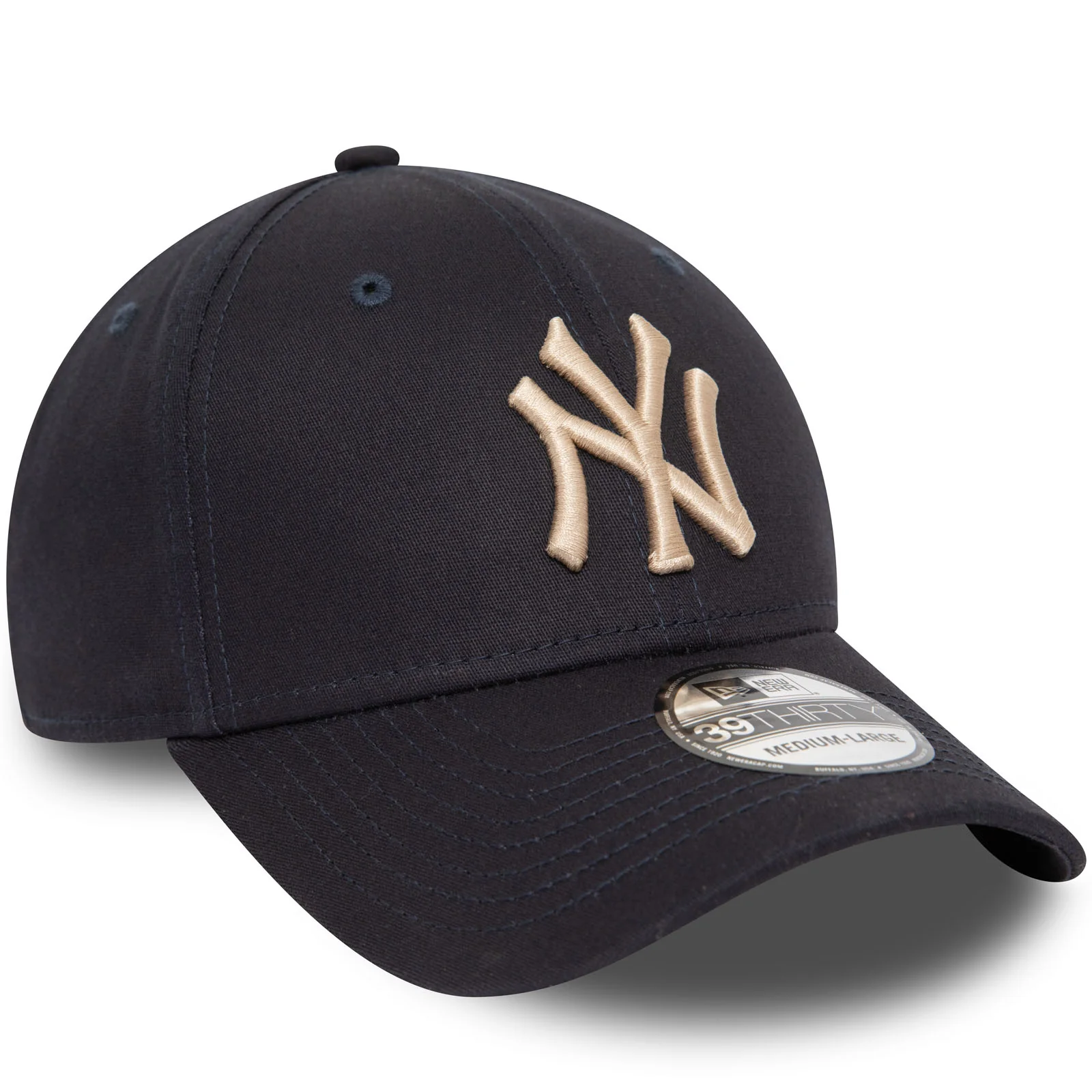 New Era Mens New York Yankees League Essentials 39THIRTY Cap - Blue - Image 3