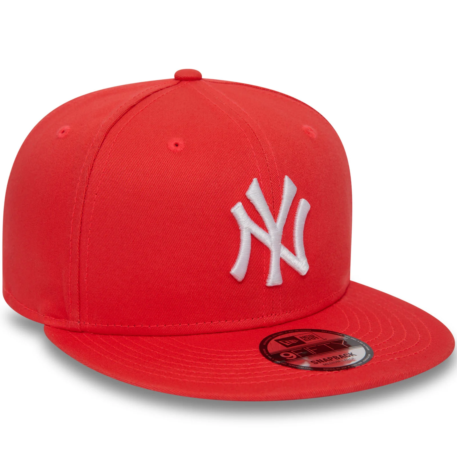 New Era Mens New York Yankees League Essentials 9FIFTY Cap - Red - Image 3