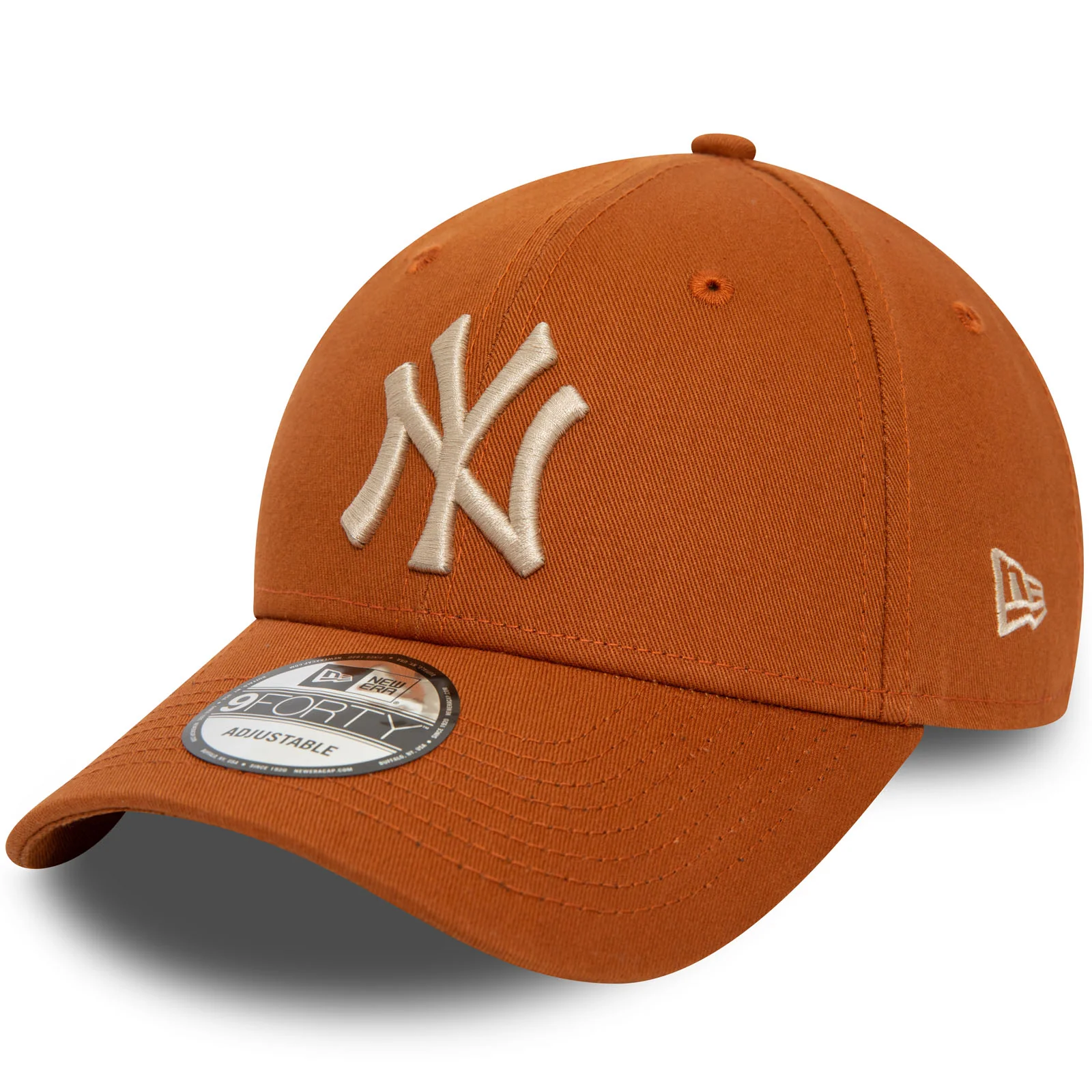 New Era Mens New York Yankees League Essentials 9FORTY Cap - Brown