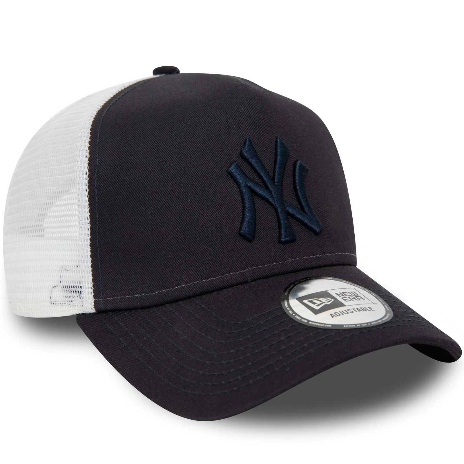 New Era Mens New York Yankees League Essentials Snapback Trucker Cap - Navy - Image 3