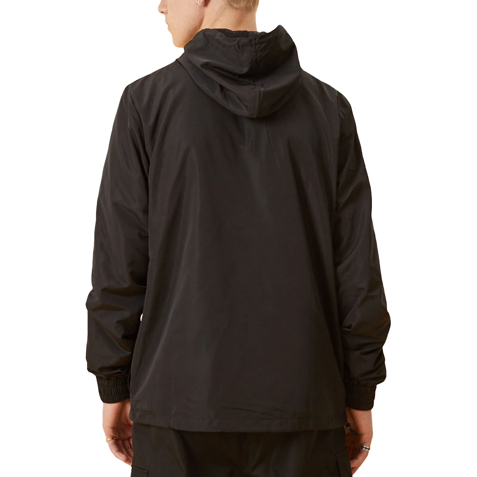 New Era Mens New York Yankees MLB 1/4 Zip Colourblock Windbreaker Jacket - Black - Image 2