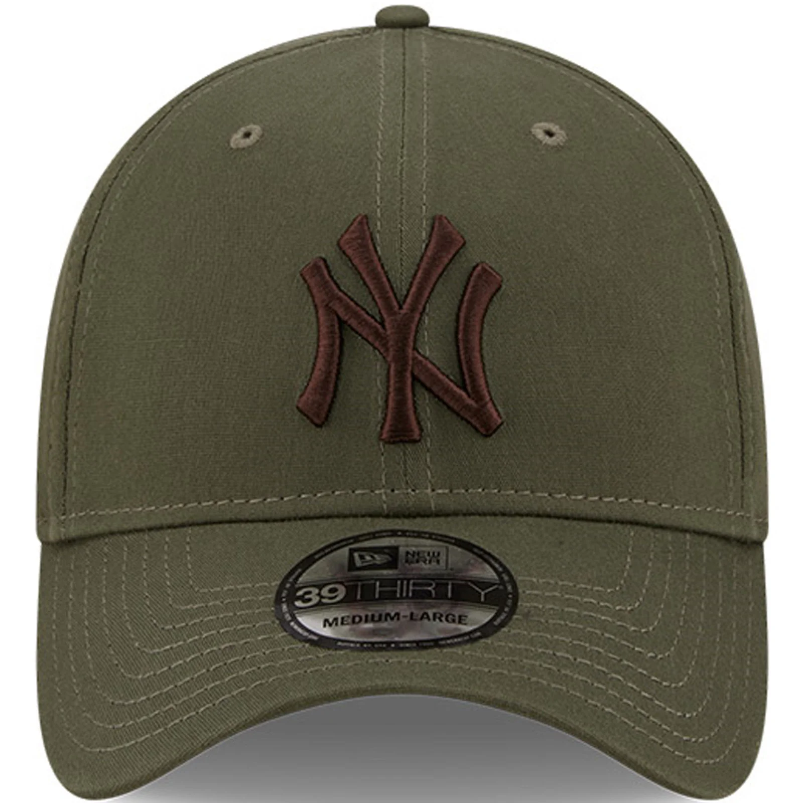 New Era Mens New York Yankees MLB 39THIRTY League Essential Baseball Cap - Green - Image 4