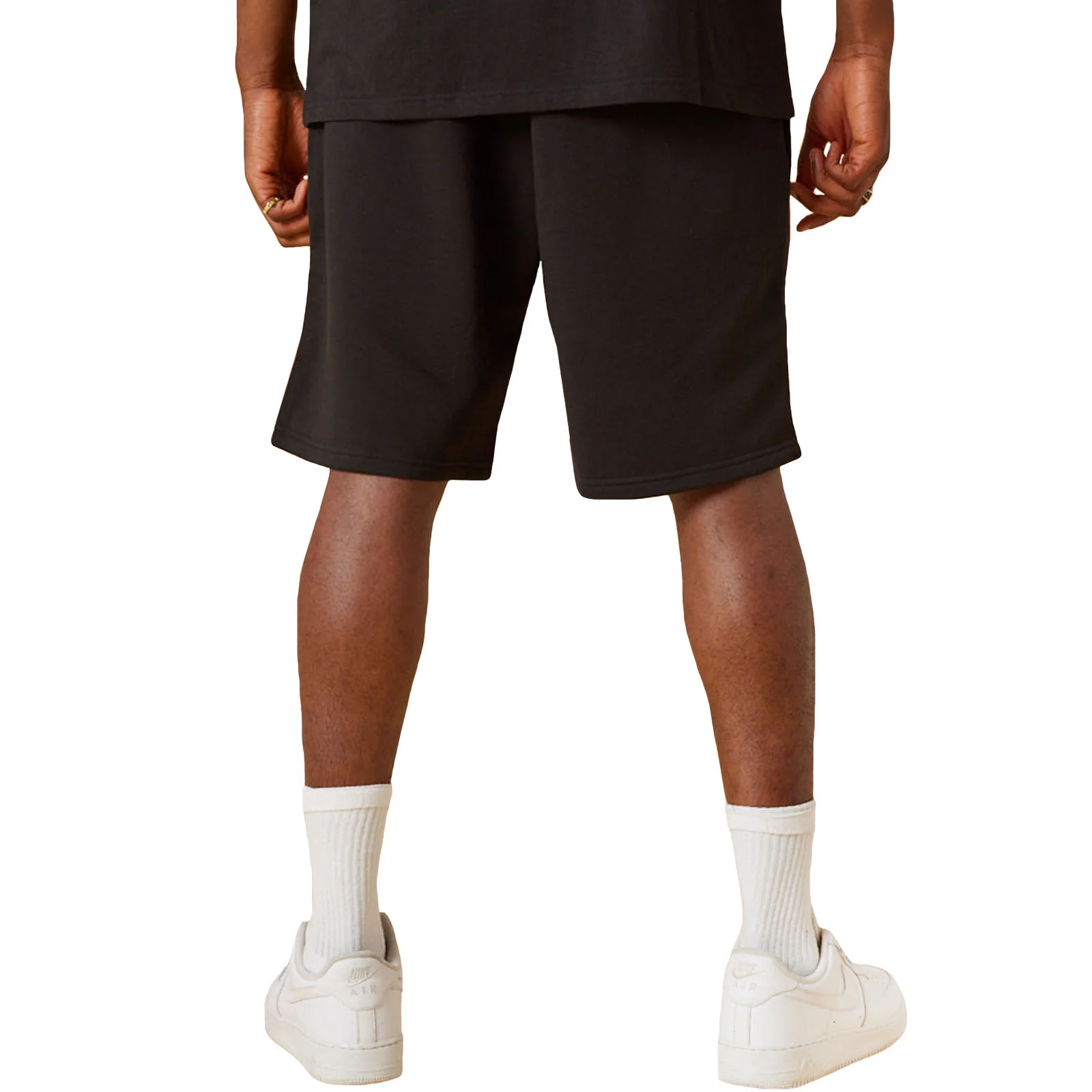New Era Mens New York Yankees MLB Sweat Shorts - Black - Image 2