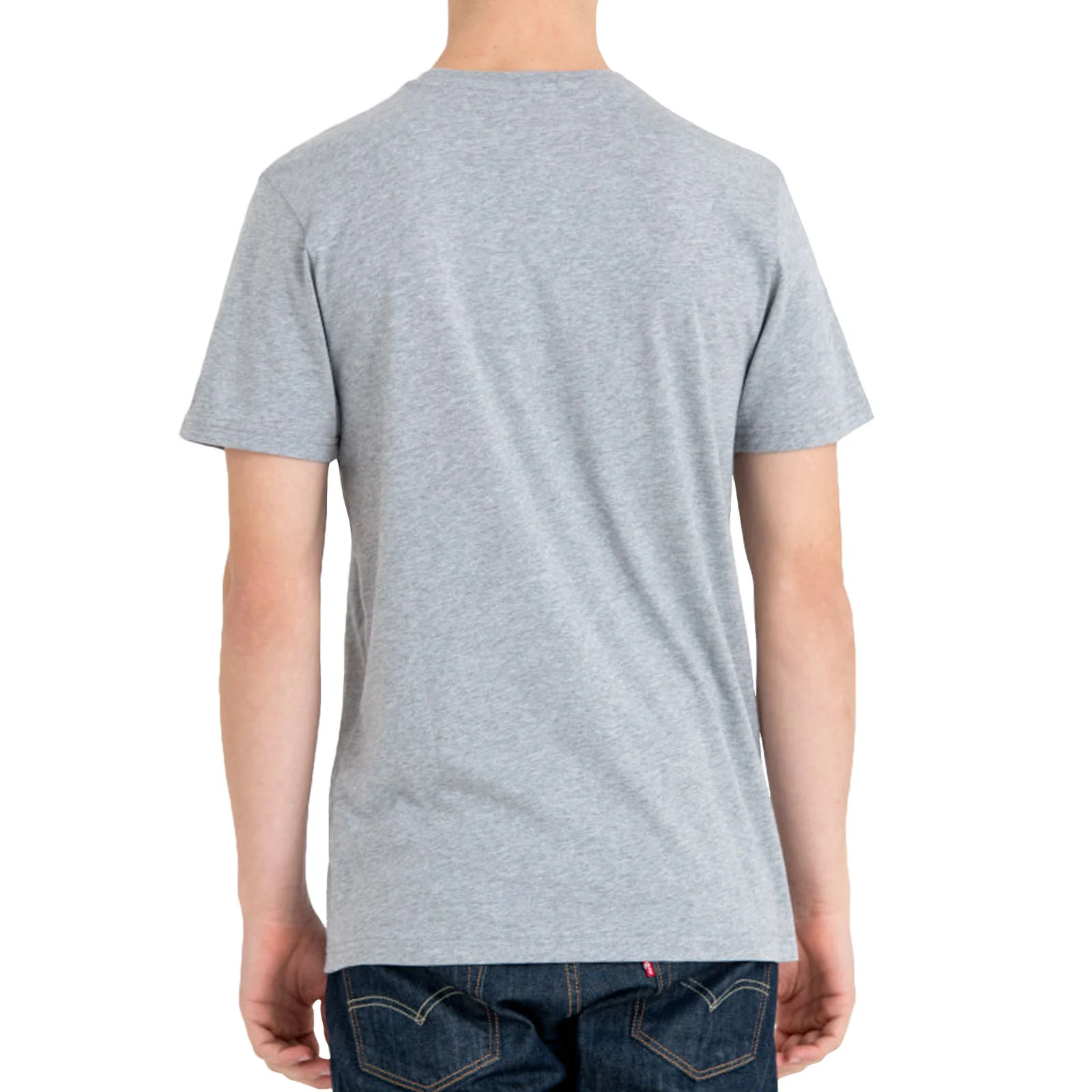 New Era Mens New York Yankees MLB Team Crew T-Shirt - Grey - Image 2
