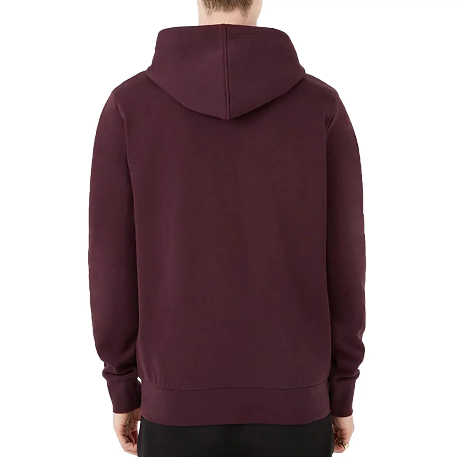 New Era Mens New York Yankees MLB Team Logo Hoodie - Maroon - Image 2