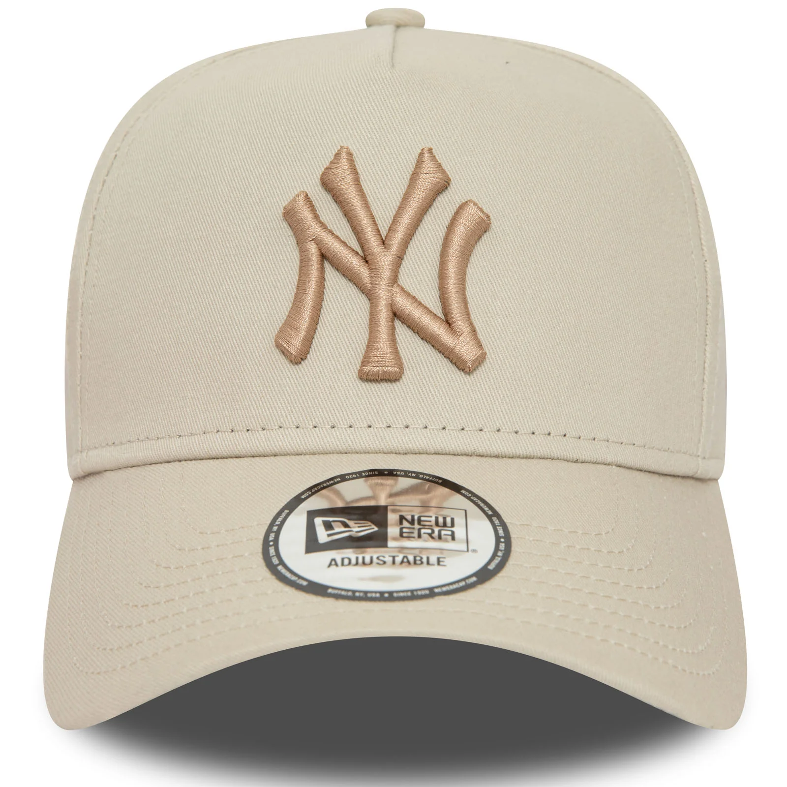 New Era Mens New York Yankees Seasonal E-Frame Trucker Cap - Cream - Image 4