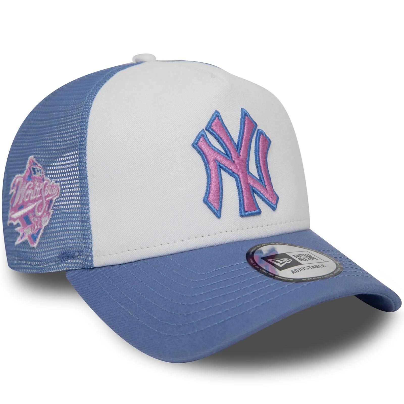 New Era Mens New York Yankees Style Activist E-Frame Trucker Cap - Blue - Image 3