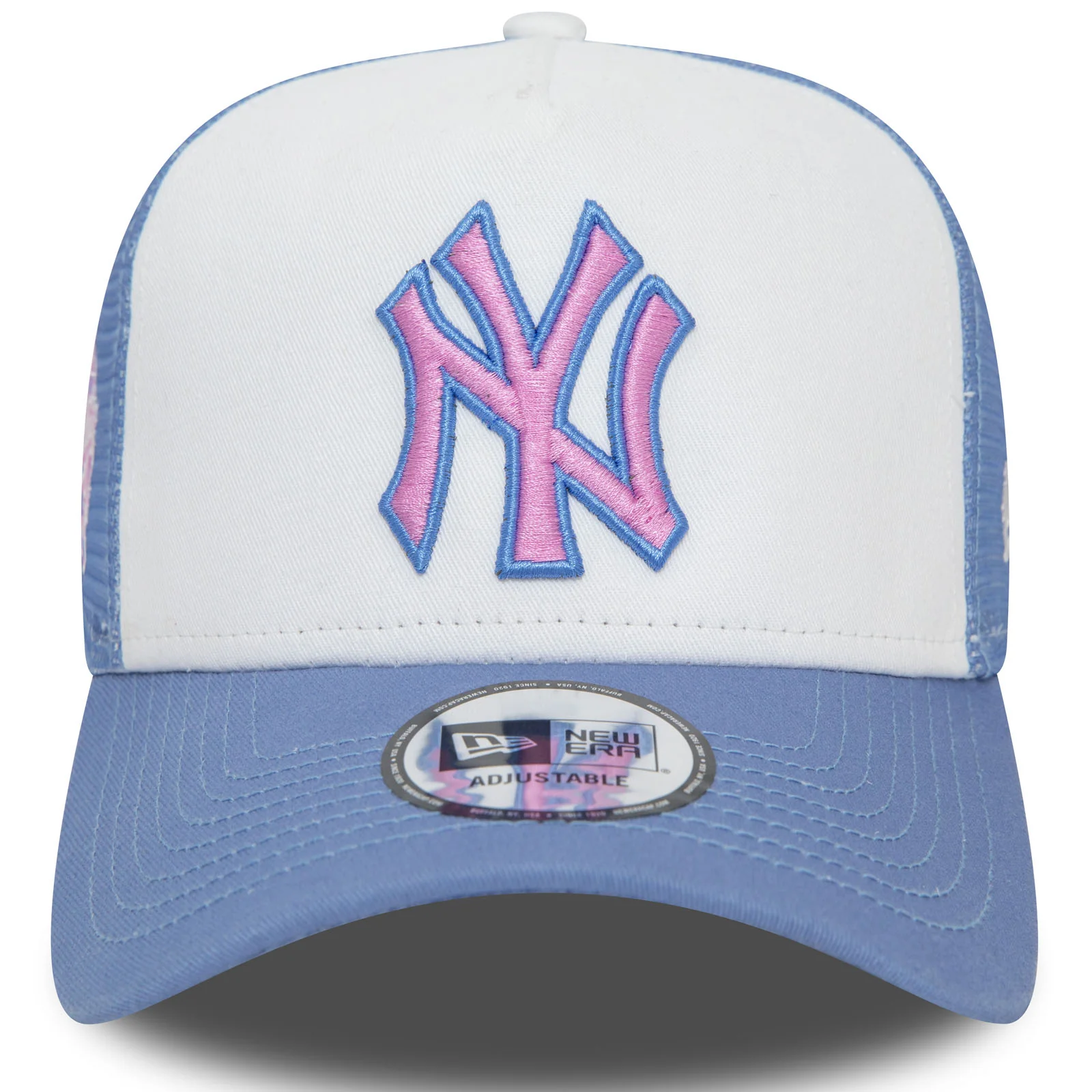 New Era Mens New York Yankees Style Activist E-Frame Trucker Cap - Blue - Image 4