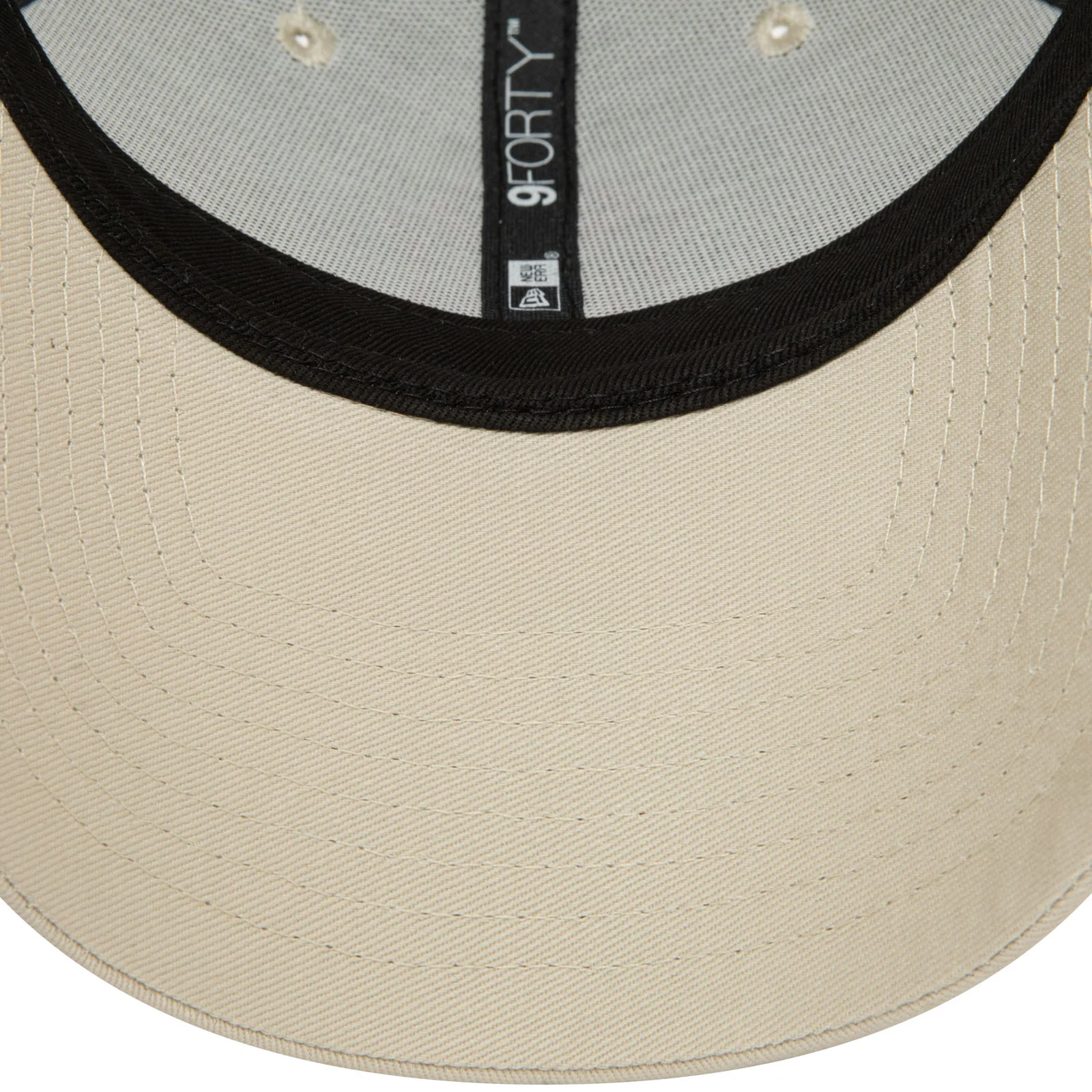 New Era Mens New York Yankees Team Outline 9FORTY Cap - Cream - Image 5