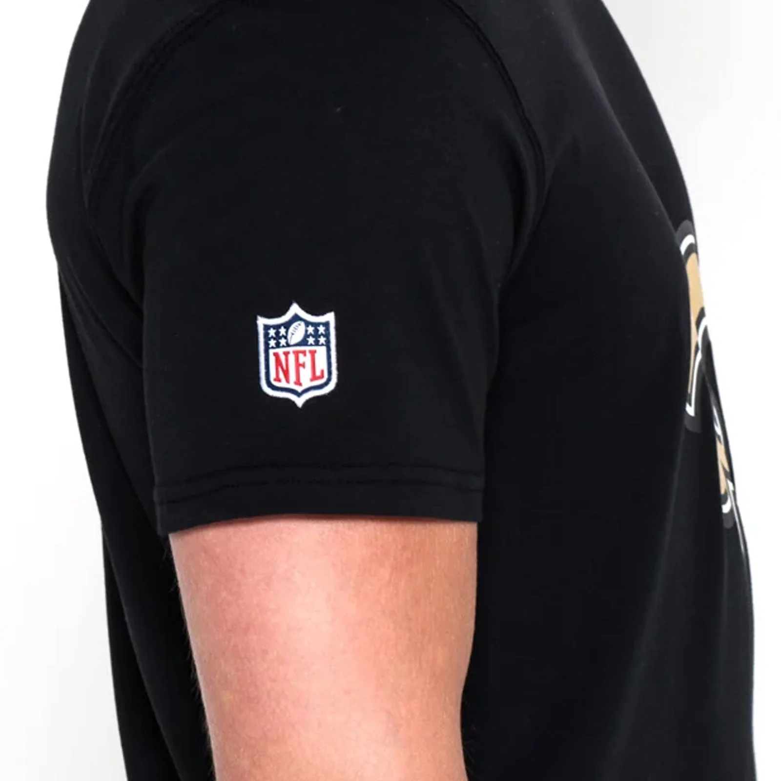 New Era Mens NFL New Orleans Saints T-Shirt - Black - Image 5
