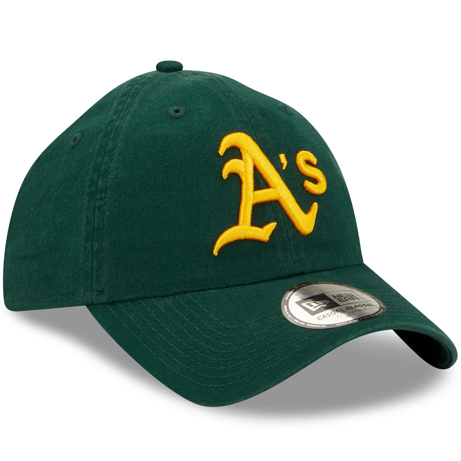 New Era Mens Oakland Athletics 9TWENTY Cap - Dark Green - Image 4