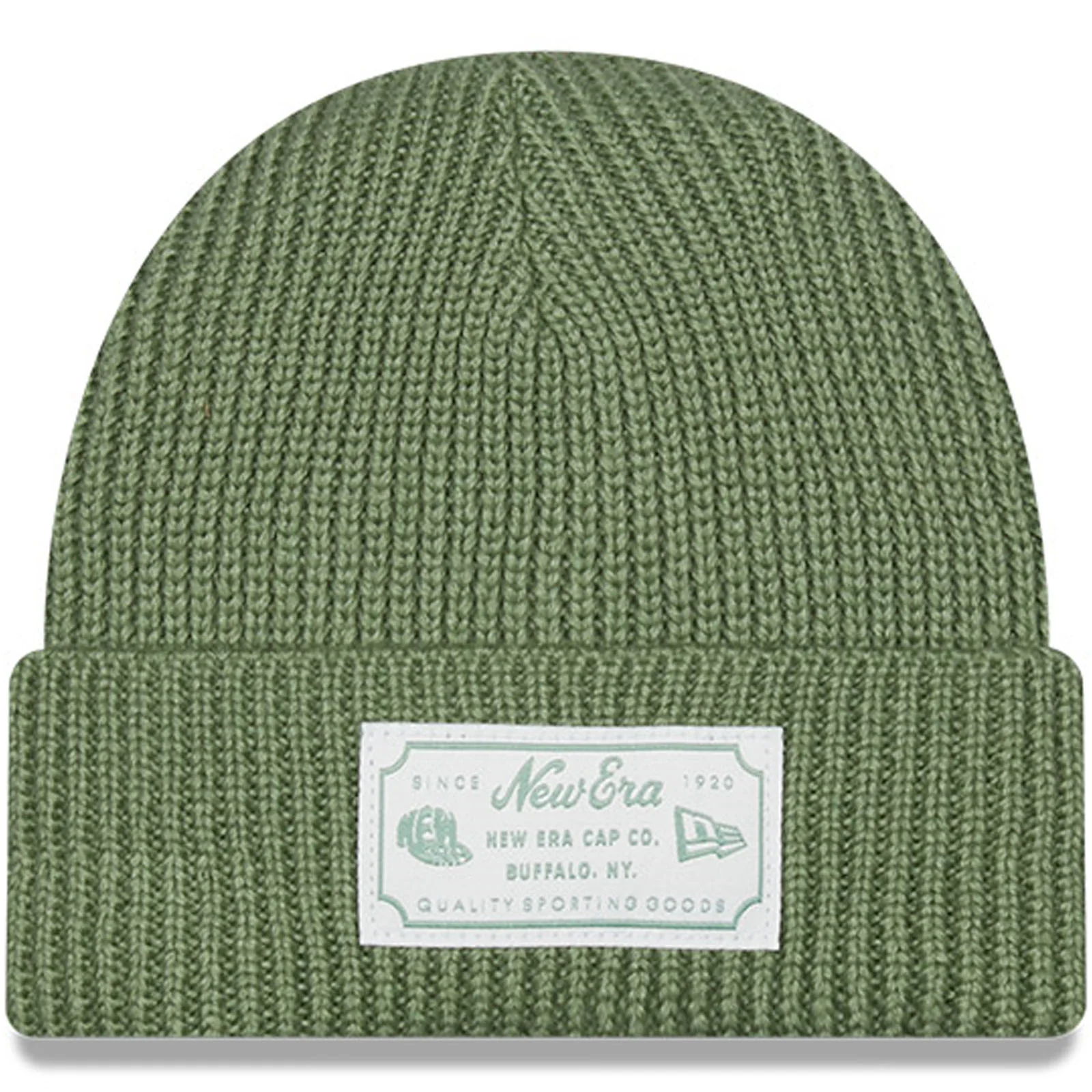 New Era Mens Patch Short Cuffed Beanie - Jade