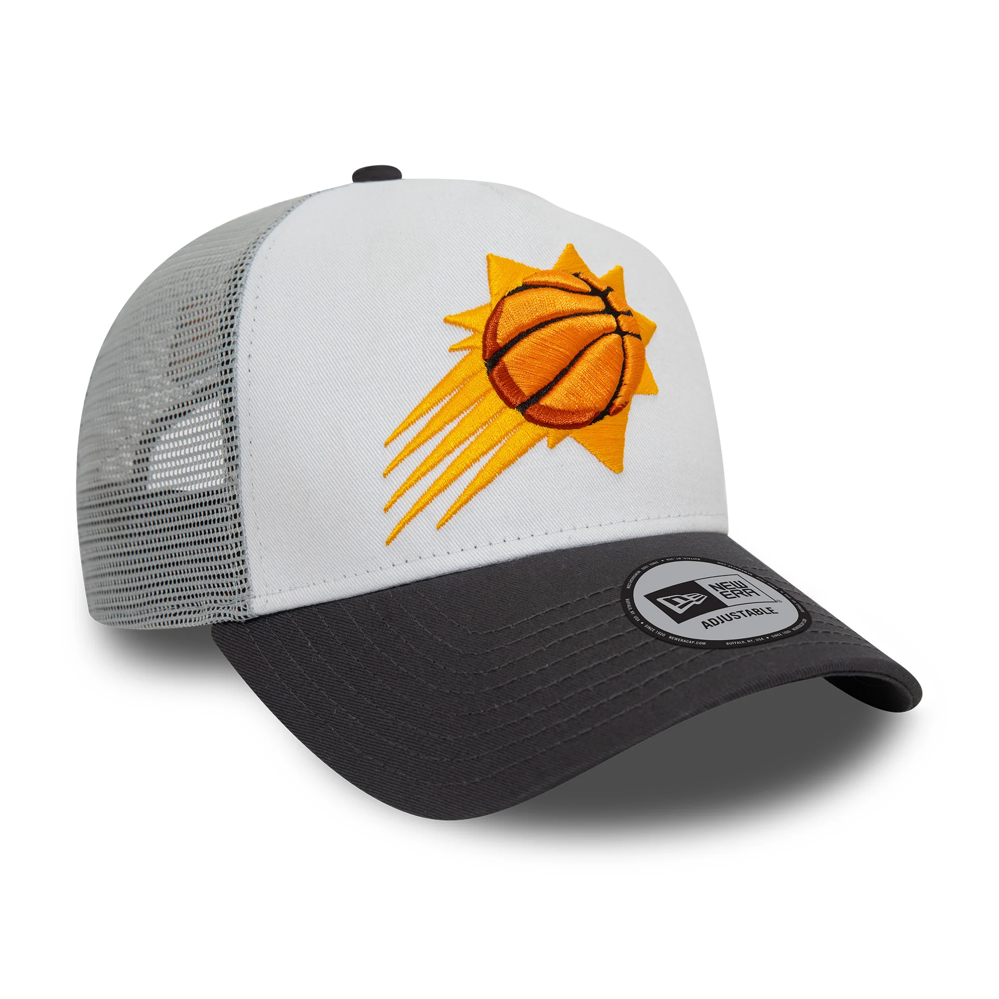 New Era Mens Phoenix Suns 9FORTY Baseball Cap - Grey - Image 5