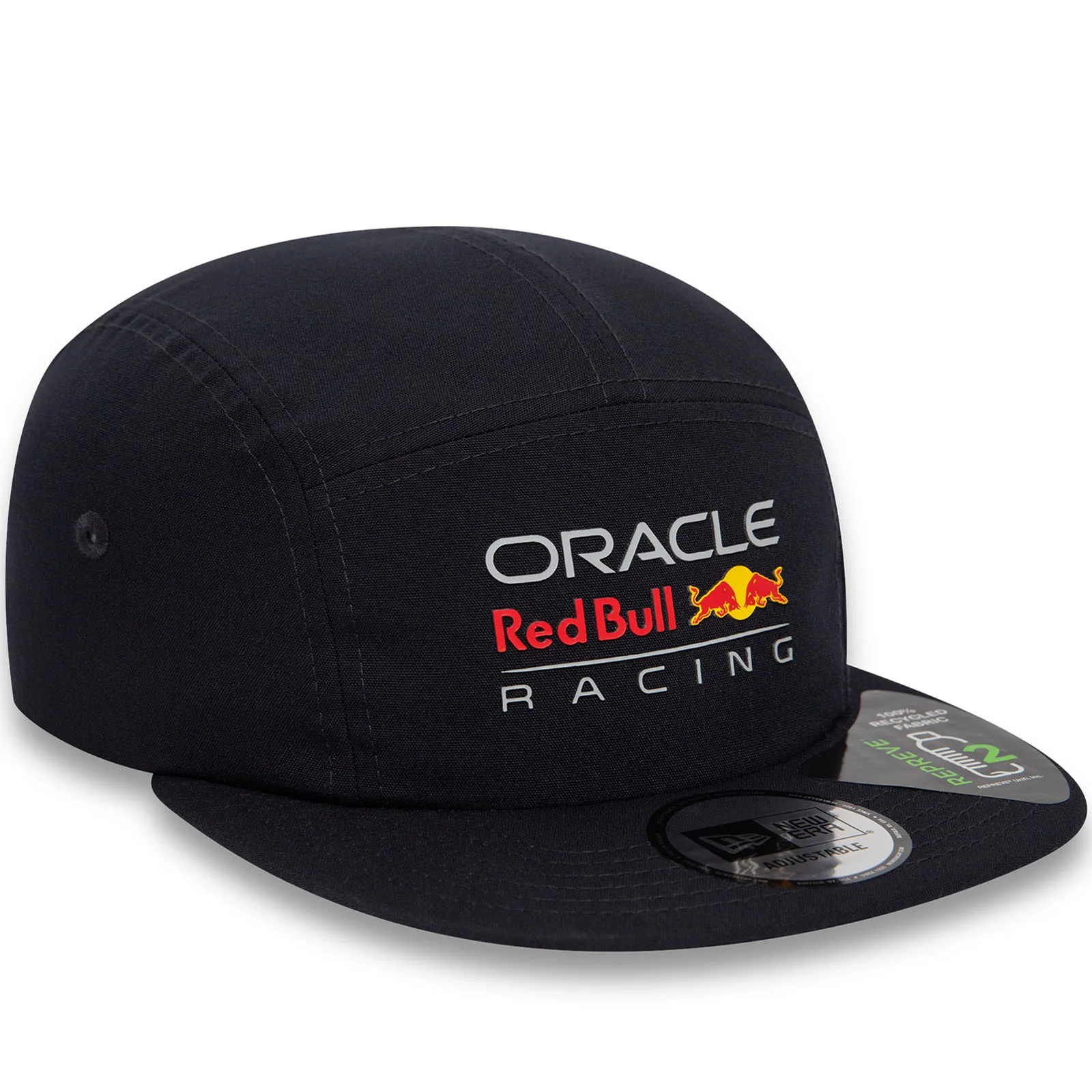 New Era Mens Red Bull Racing Repreve Camper Baseball Cap - Black - Image 3